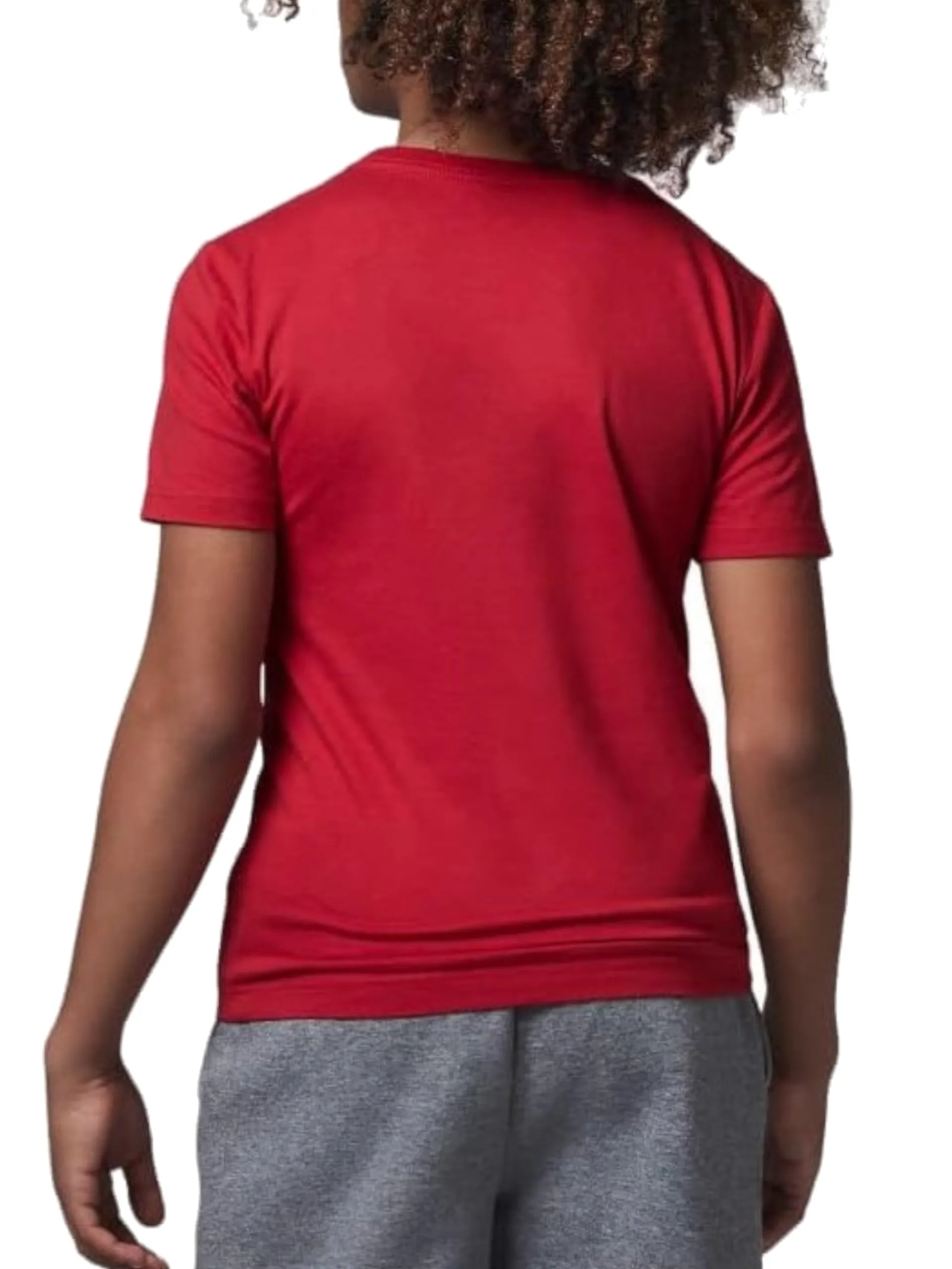 NIKE JORDAN T-Shirt*Maglia Jordan rossa da bambino maxi patch 95A088