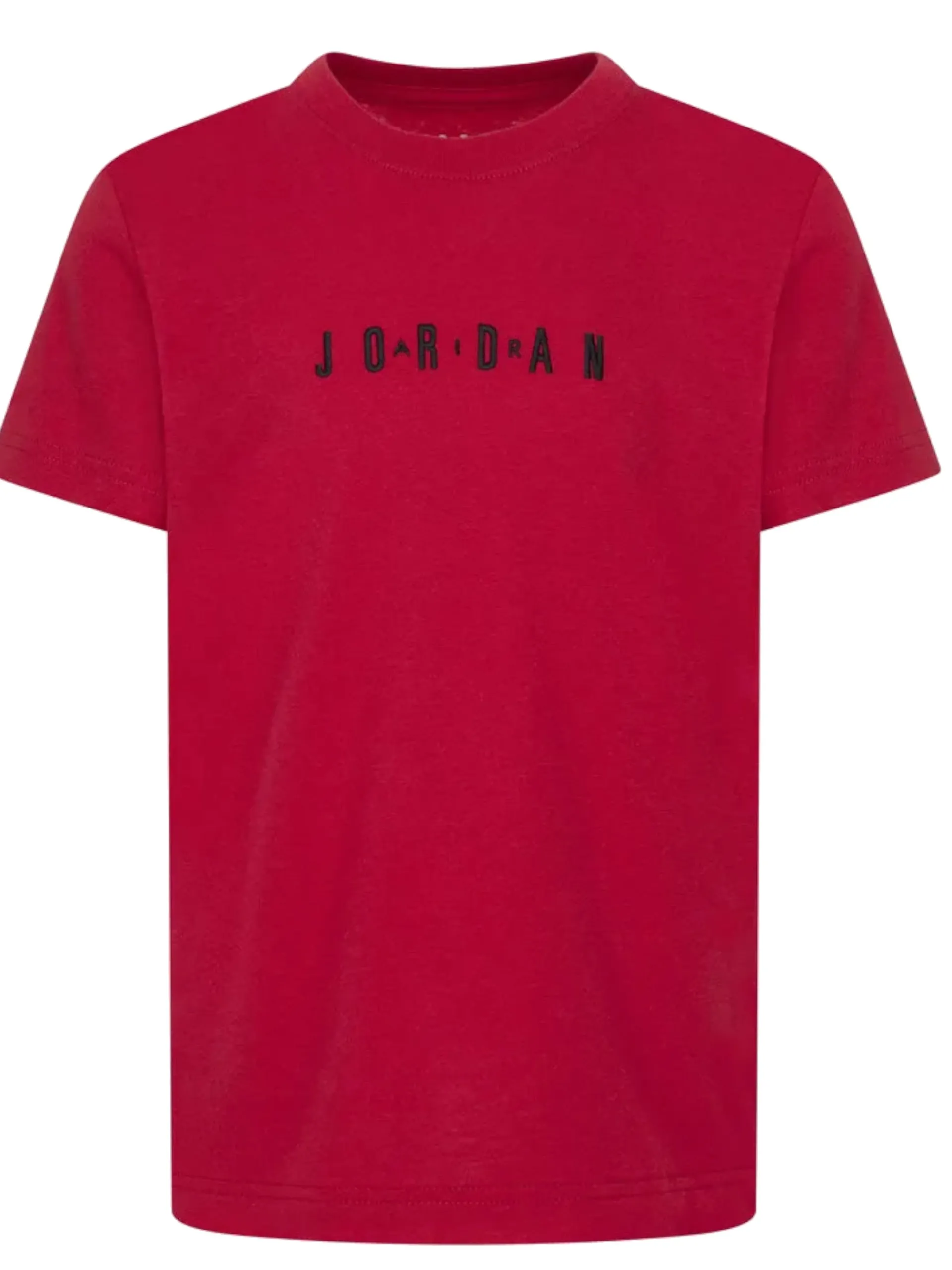 NIKE JORDAN T-Shirt*Maglia Jordan rossa da bambino logo Air Jordan ricamato 95D634