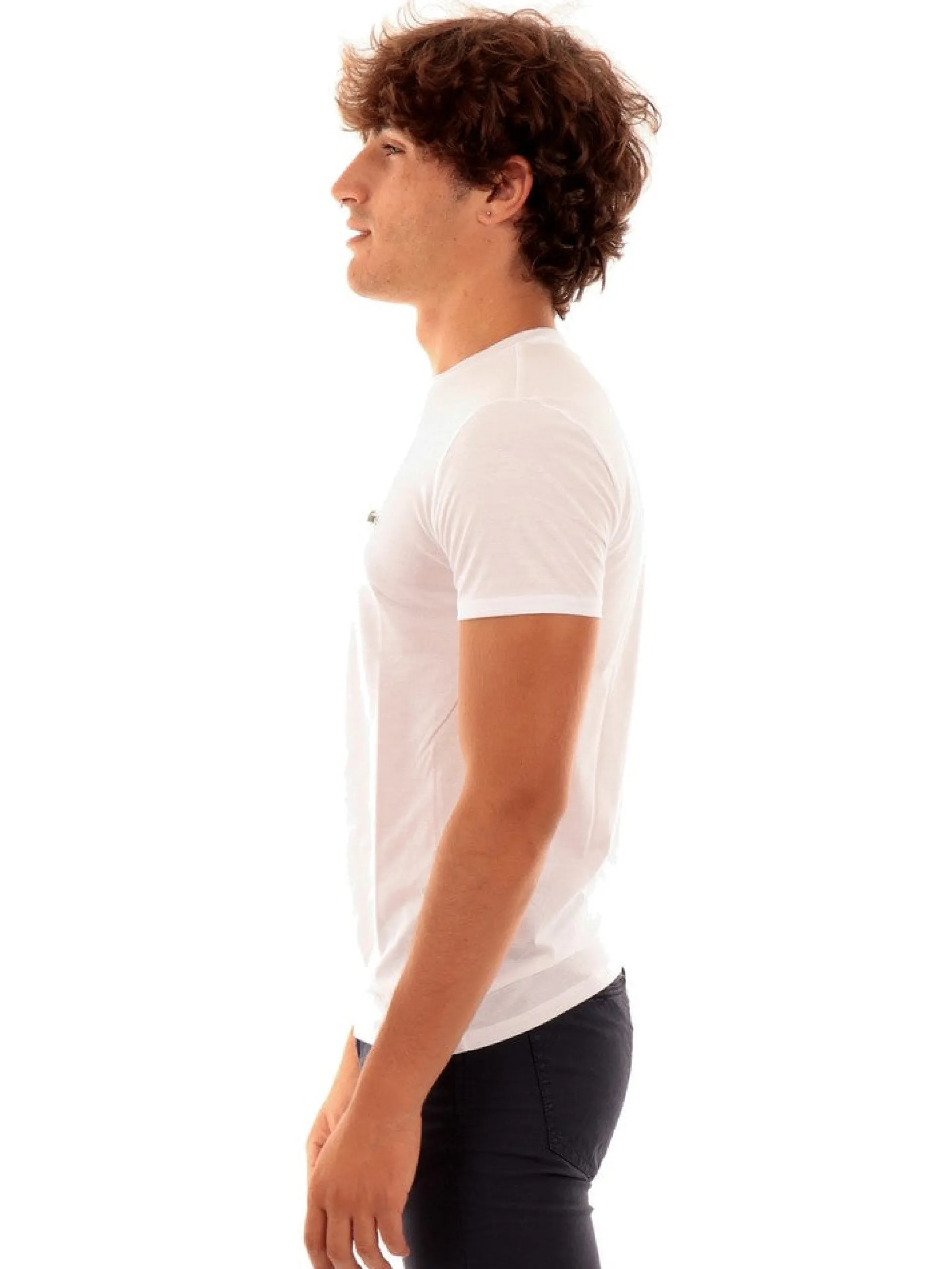LACOSTE T-Shirt*Maglia bianca da uomo TH6709