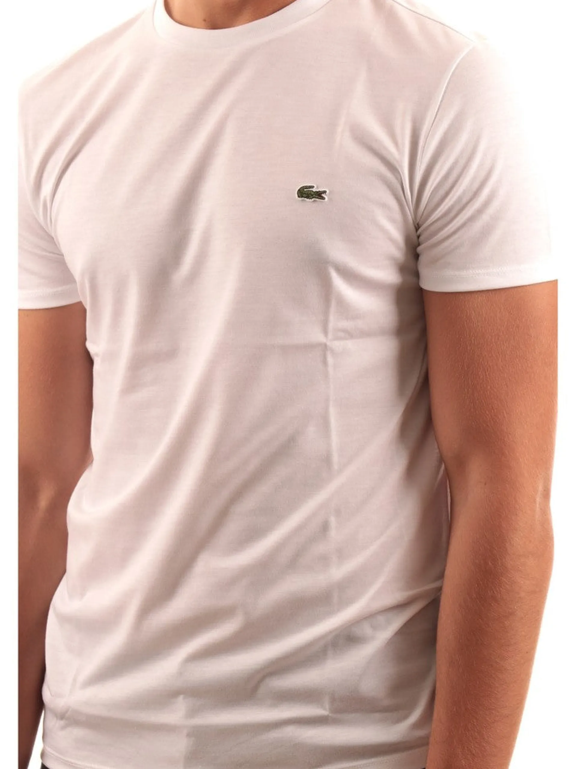 LACOSTE T-Shirt*Maglia bianca da uomo TH6709