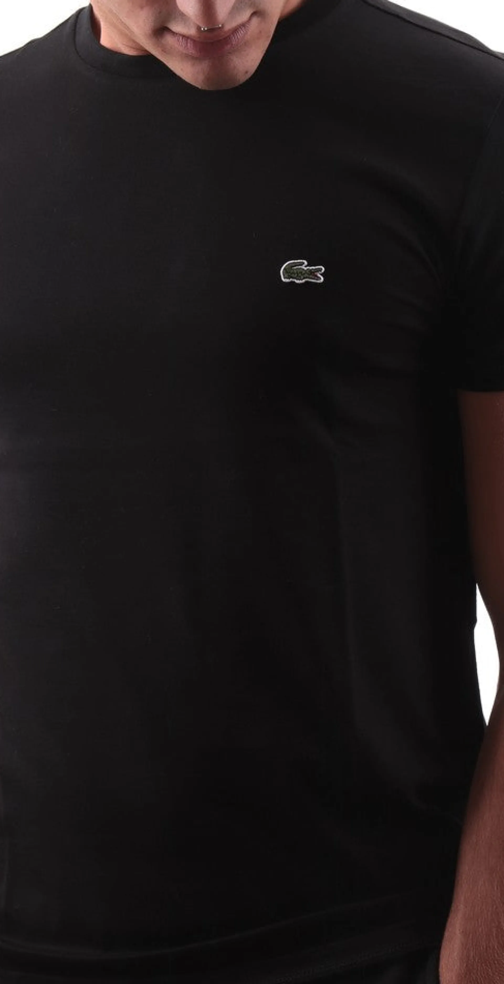 LACOSTE T-Shirt*Maglia nera da uomo TH6709