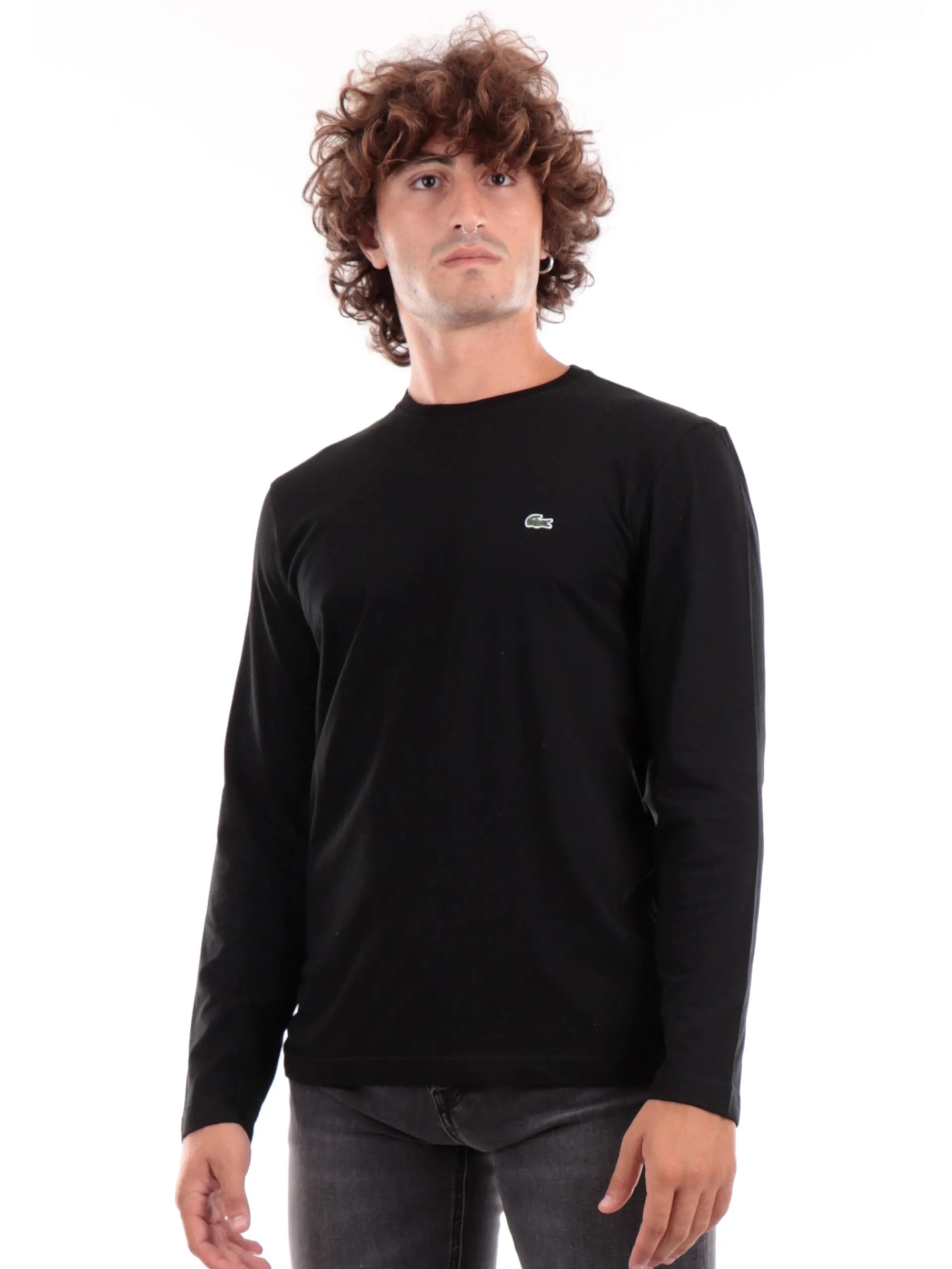 LACOSTE T-Shirt*Maglia nera da uomo TH2040