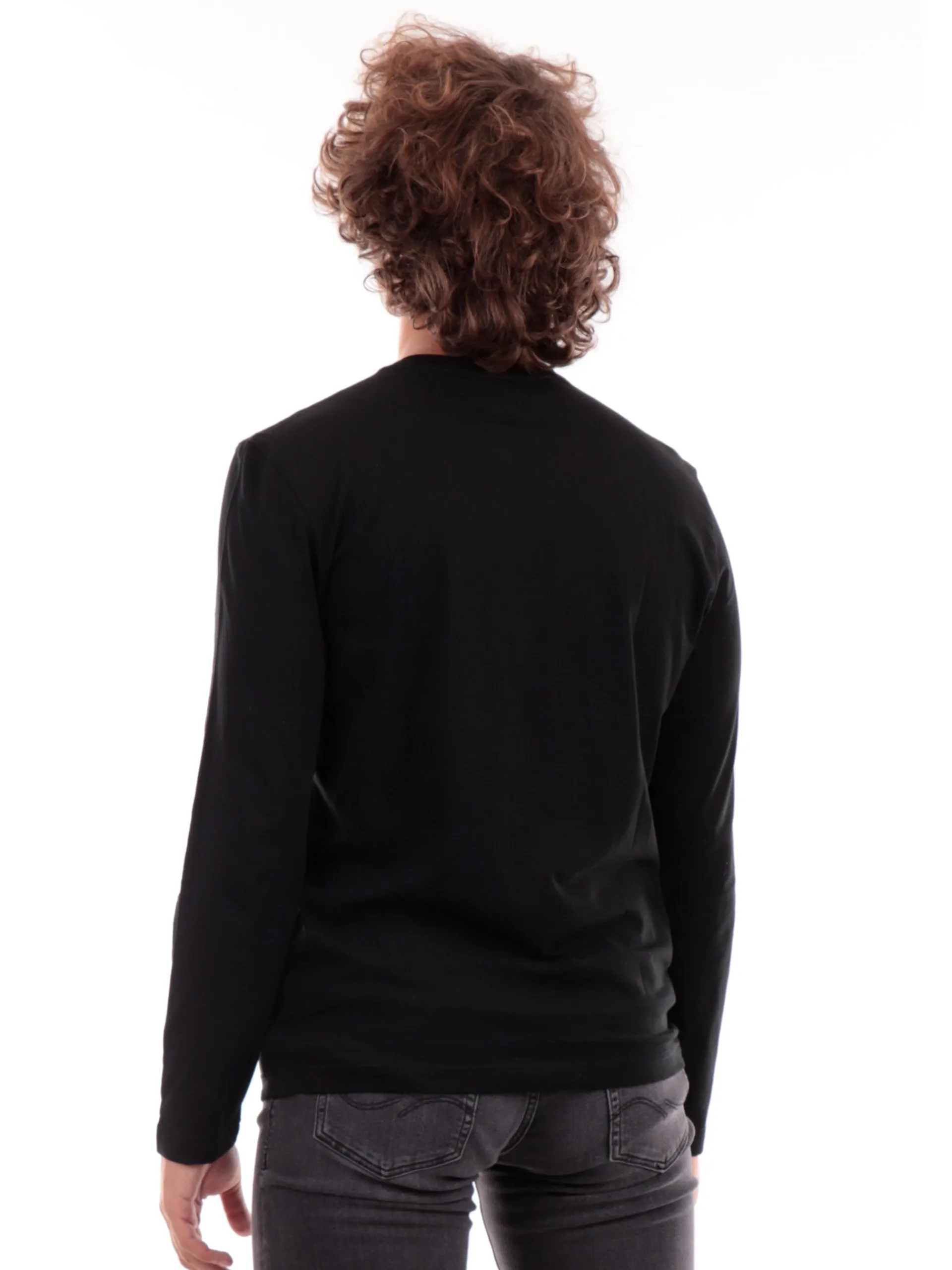 LACOSTE T-Shirt*Maglia nera da uomo TH2040