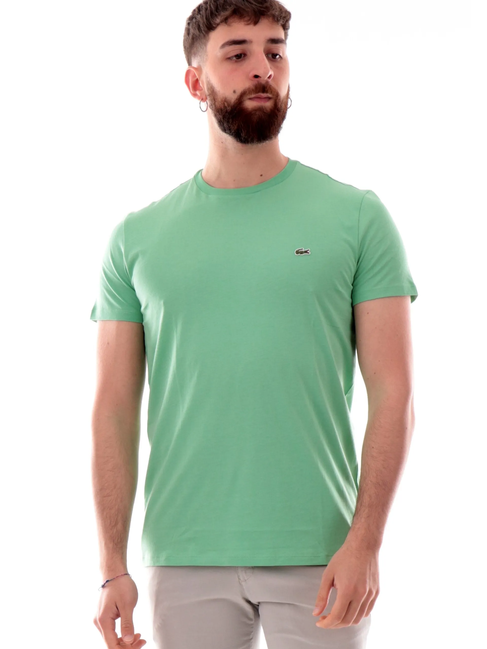 LACOSTE T-Shirt*Maglia verde da uomo TH6709