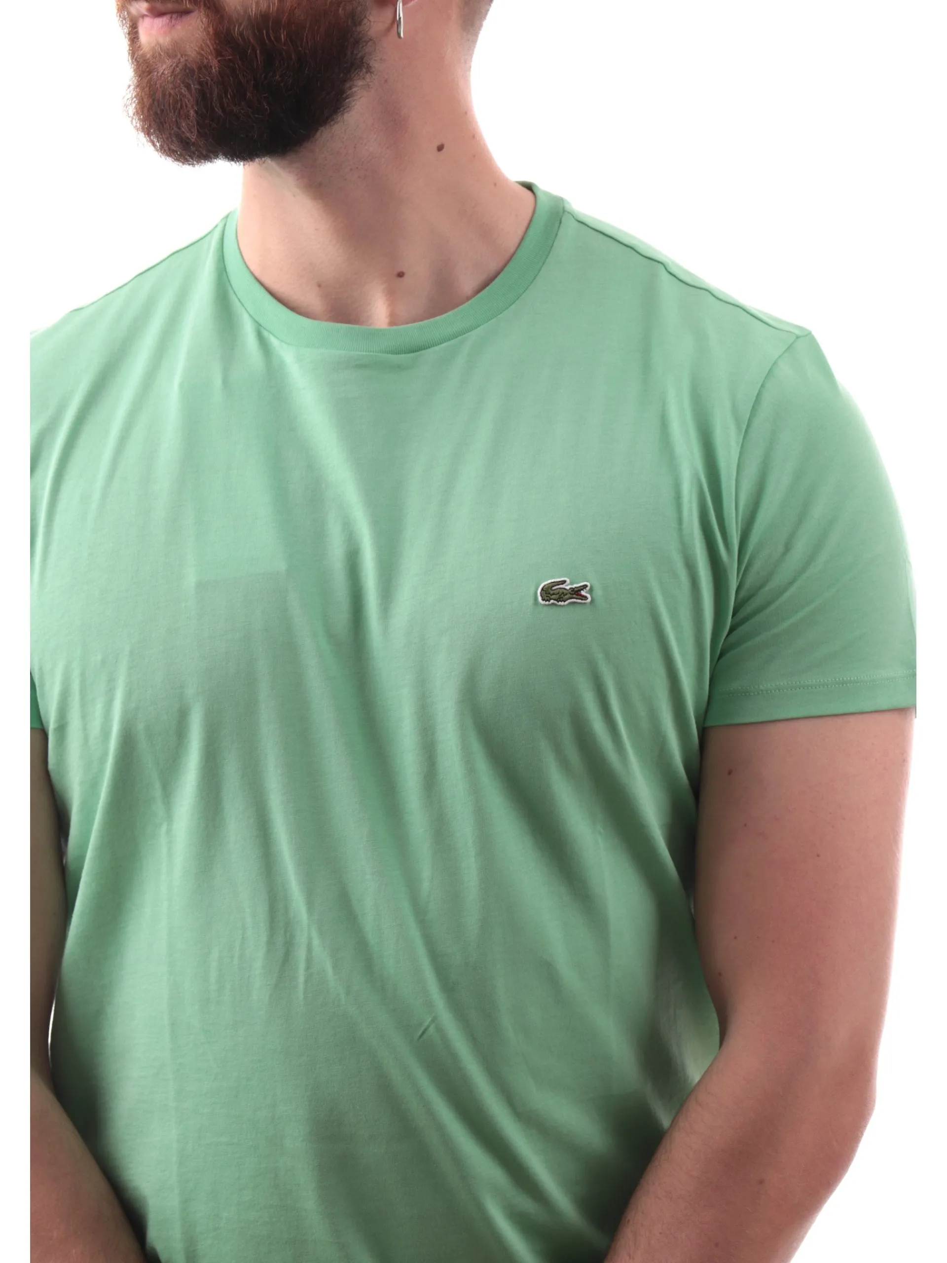 LACOSTE T-Shirt*Maglia verde da uomo TH6709
