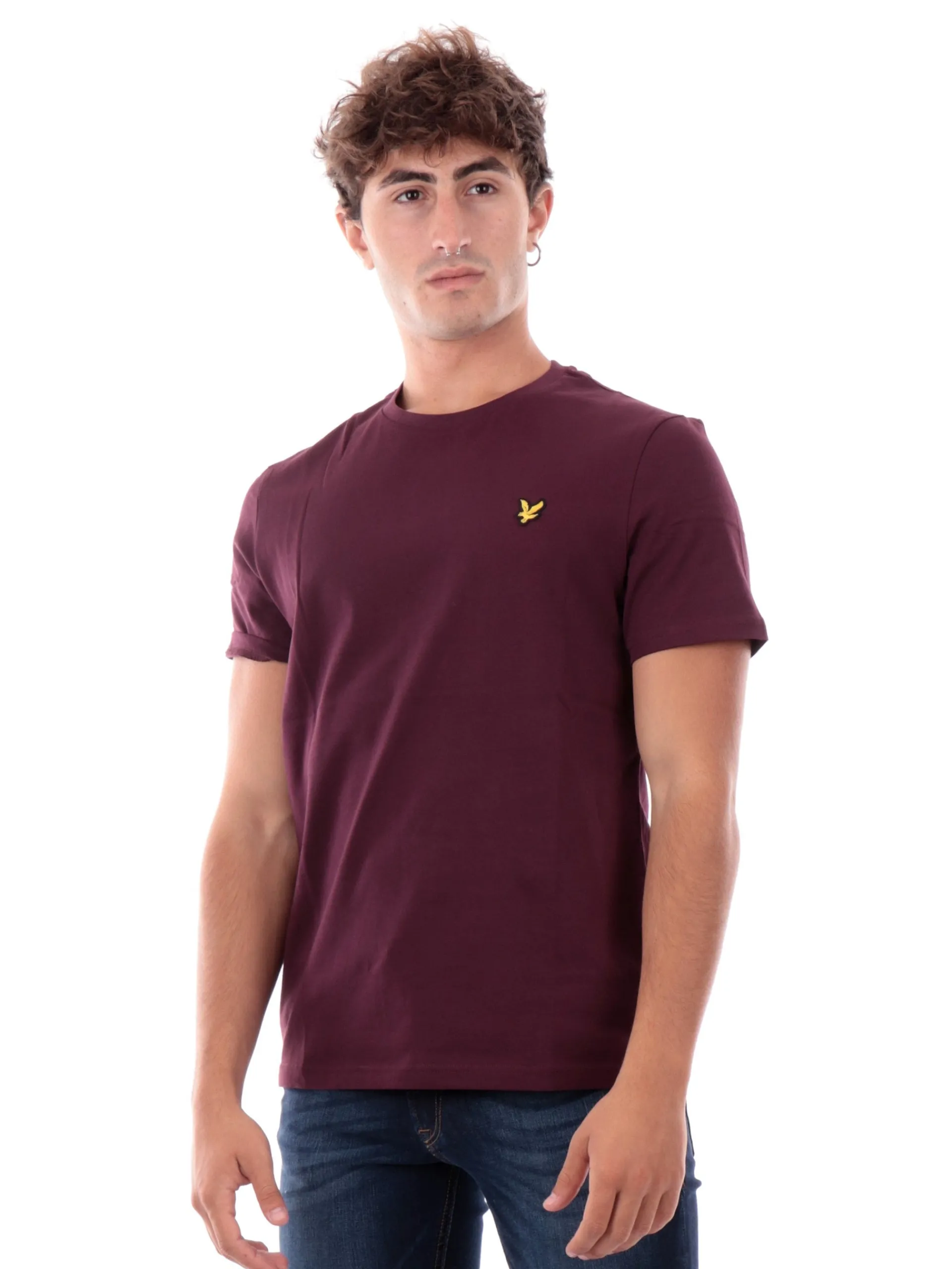 LYLE & SCOTT T-Shirt*Maglia bordeuax da uomo TS400VOG