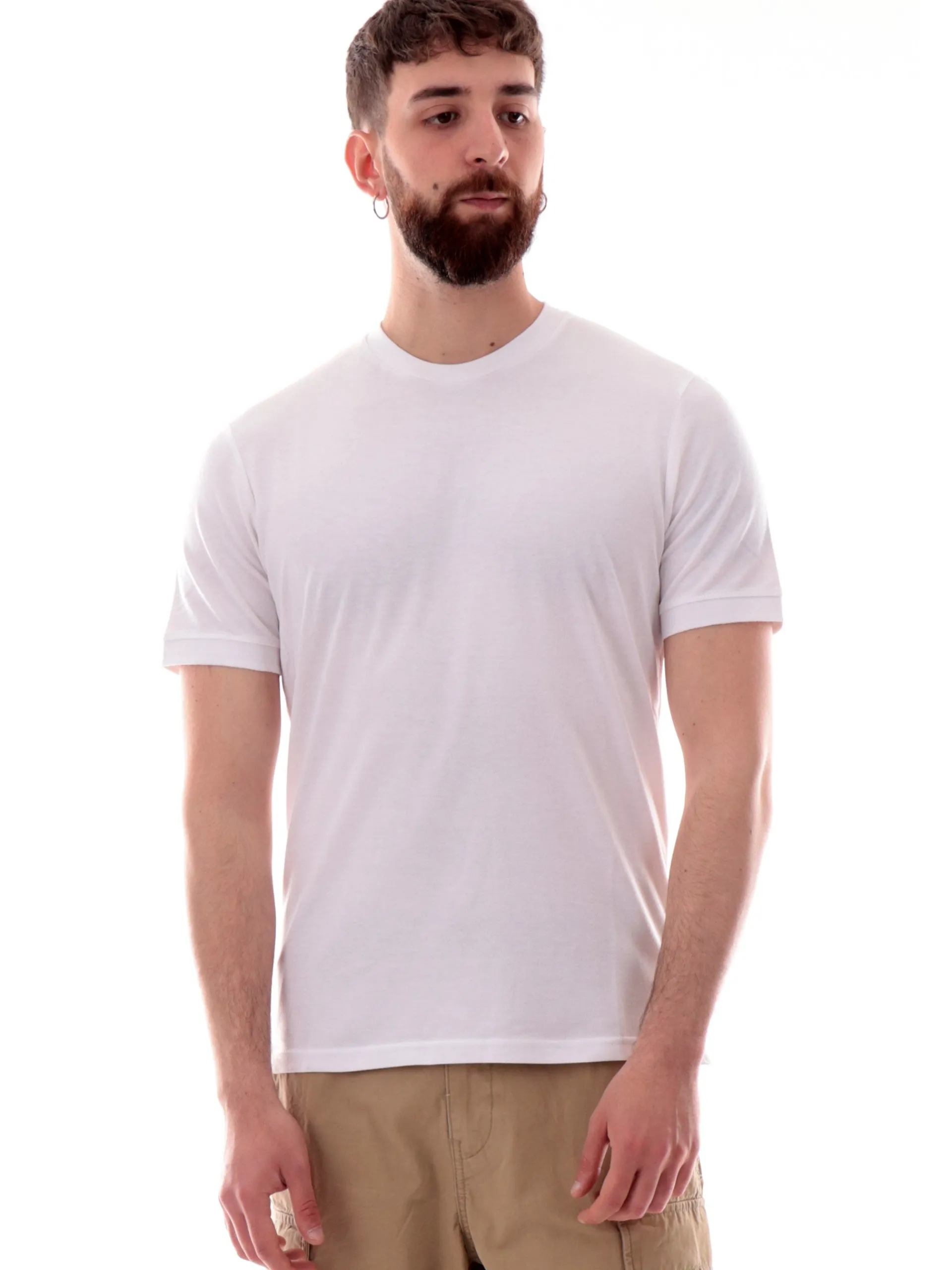 MARKUP T-Shirt*Maglia bianca da uomo Piquet MK11004