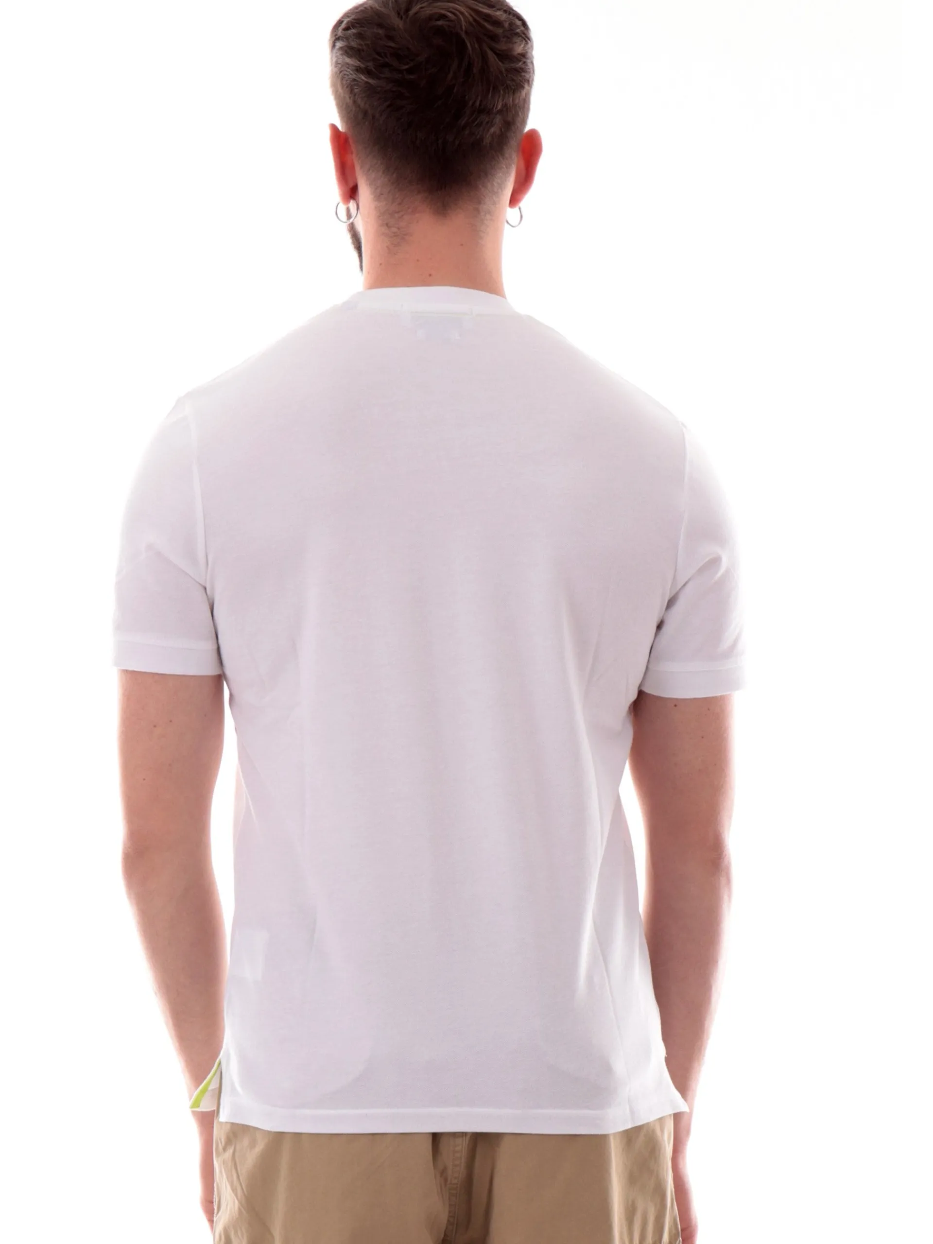 MARKUP T-Shirt*Maglia bianca da uomo Piquet MK11004