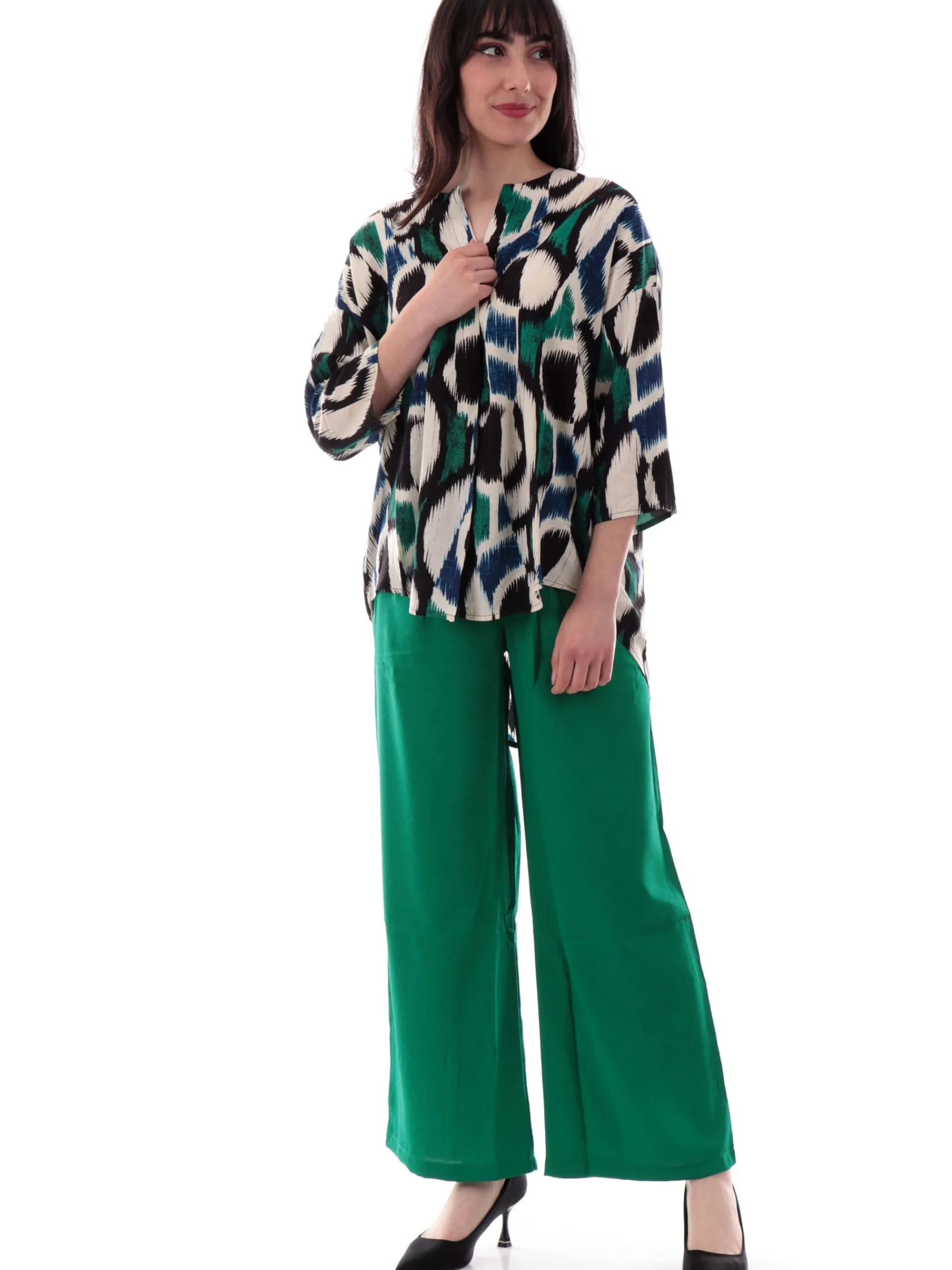 MOLLYBRACKEN Maglie*Maglia Molly bracken maniche a tre quarti da donna N291DP