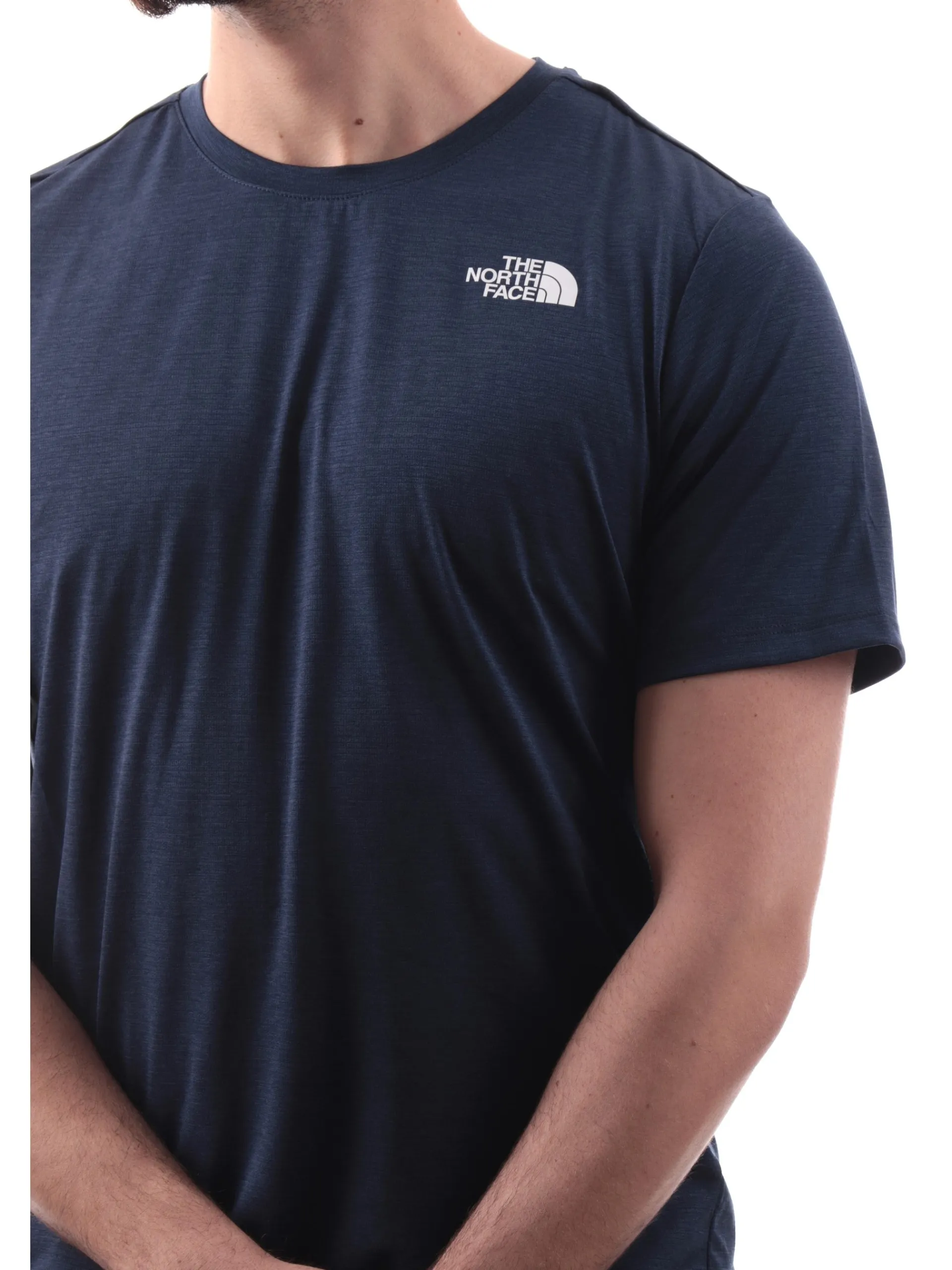 THE NORTH FACE T-Shirt*Maglia North Face blu tecnica da uomo tessuto traspirante NF0A894B