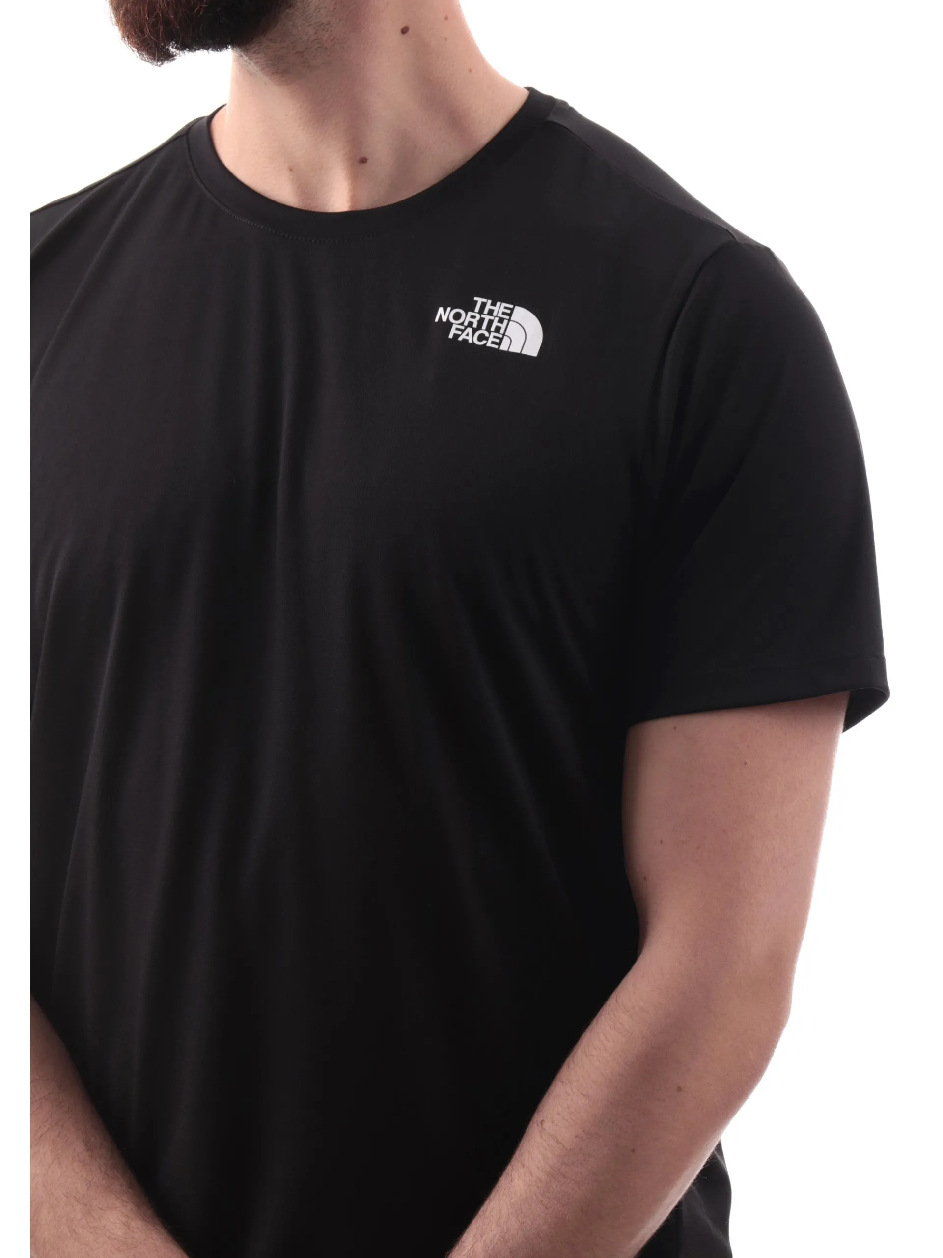 THE NORTH FACE T-Shirt*Maglia North Face nera tecnica da uomo tessuto traspirante NF0A894B