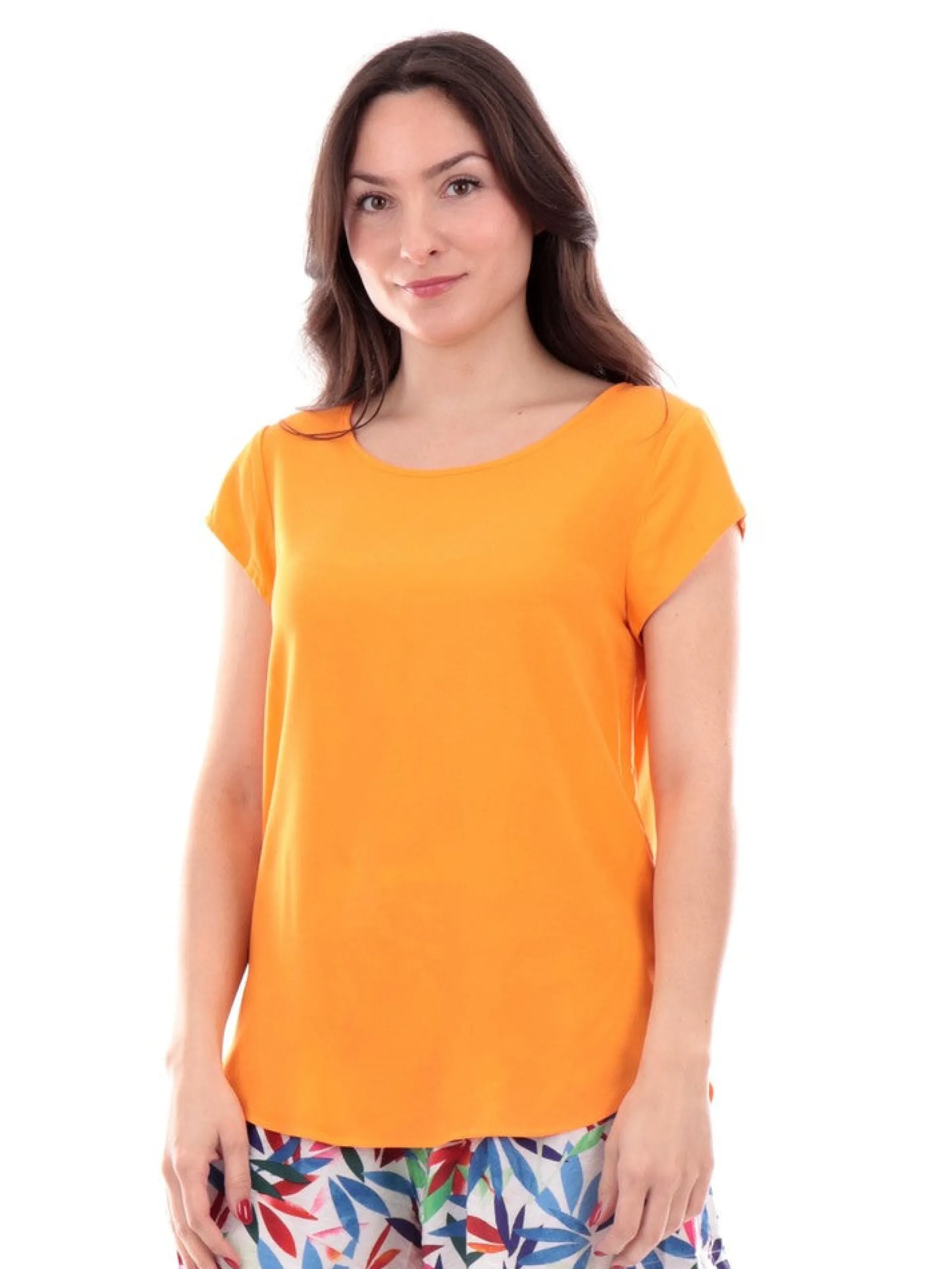 ONLY Maglie*Maglia Arancione da Donna 15222173