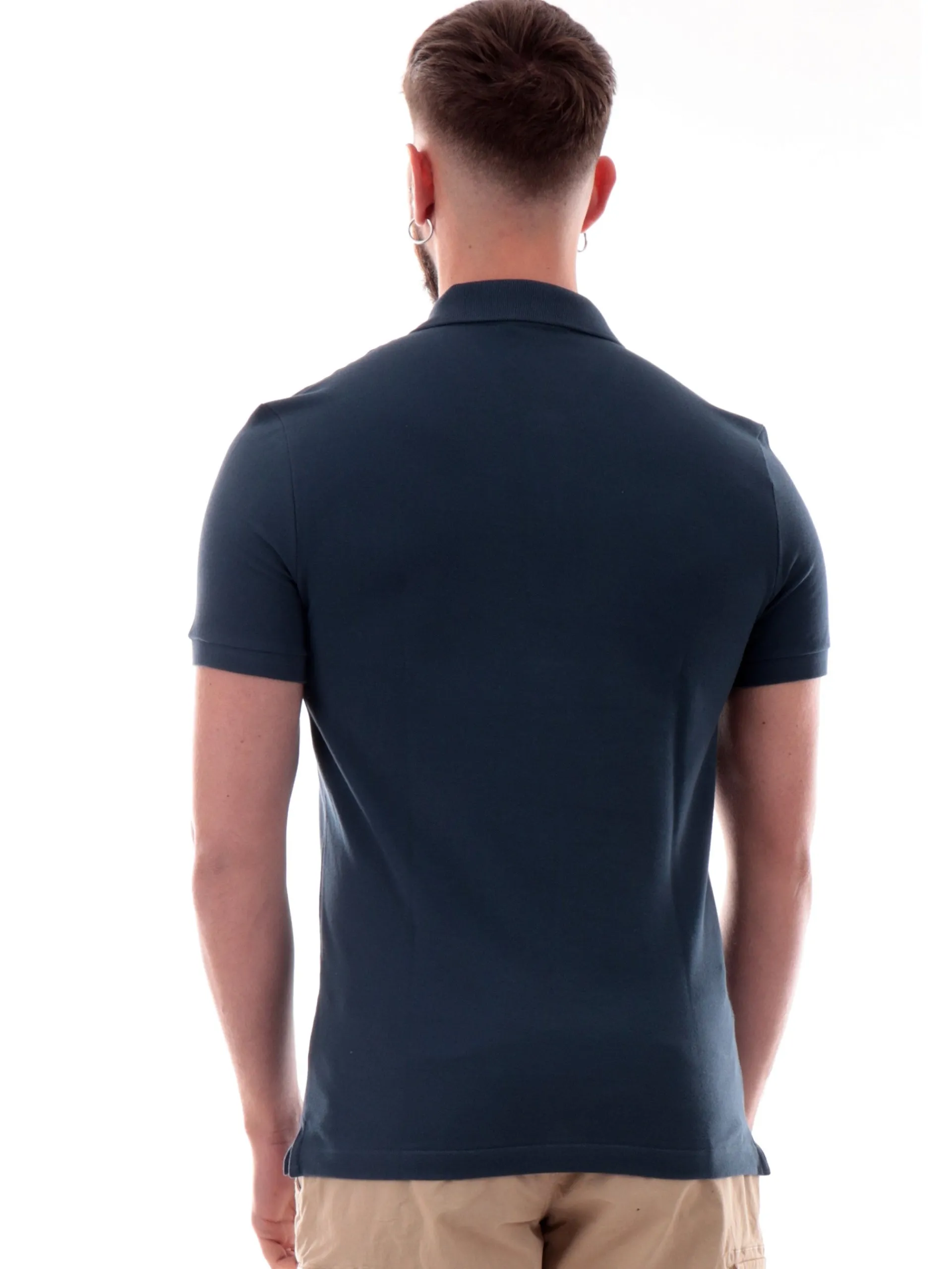 LACOSTE Polo*Maglia Polo blu da uomo slim Fit 4012