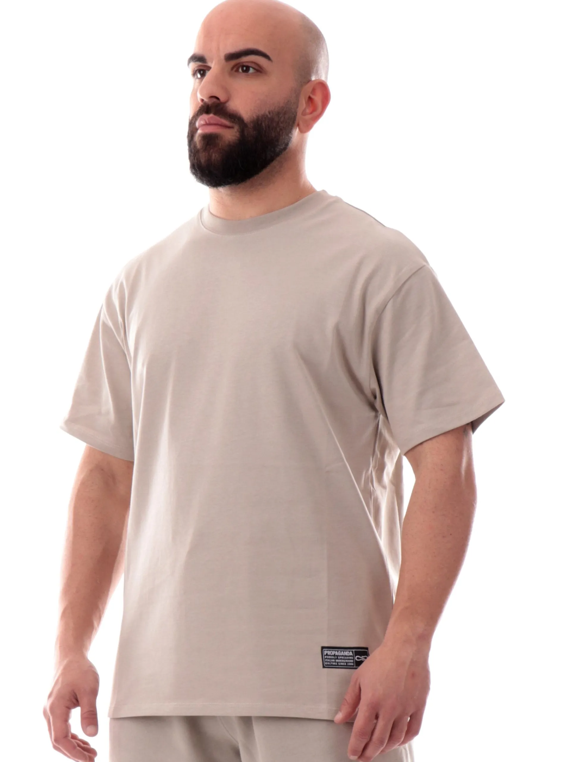 PROPAGANDA T-Shirt*Maglia beige Label Classic 25SSPRTS