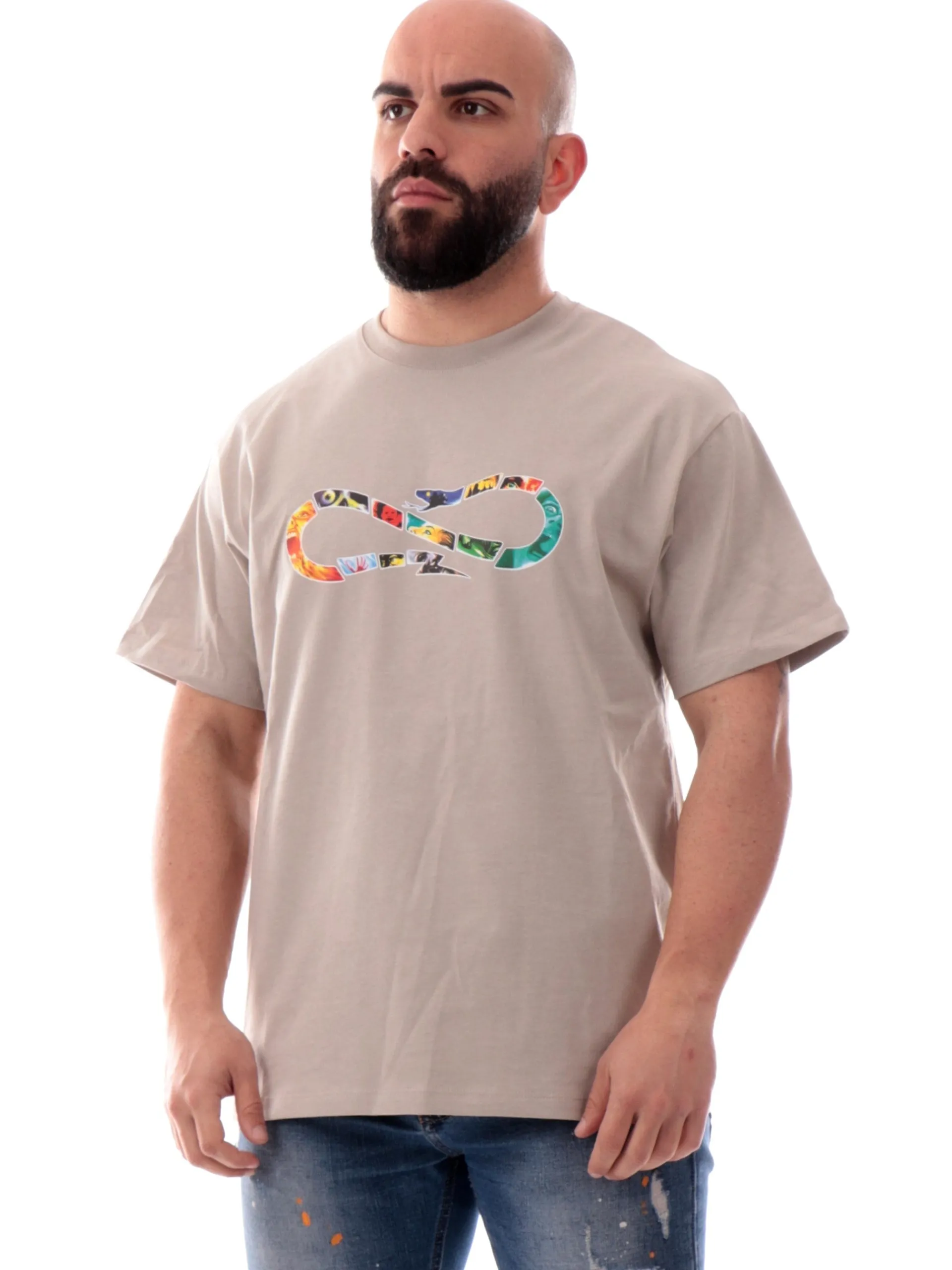PROPAGANDA T-Shirt*Maglia beige Logo VHS 25SSPRTS