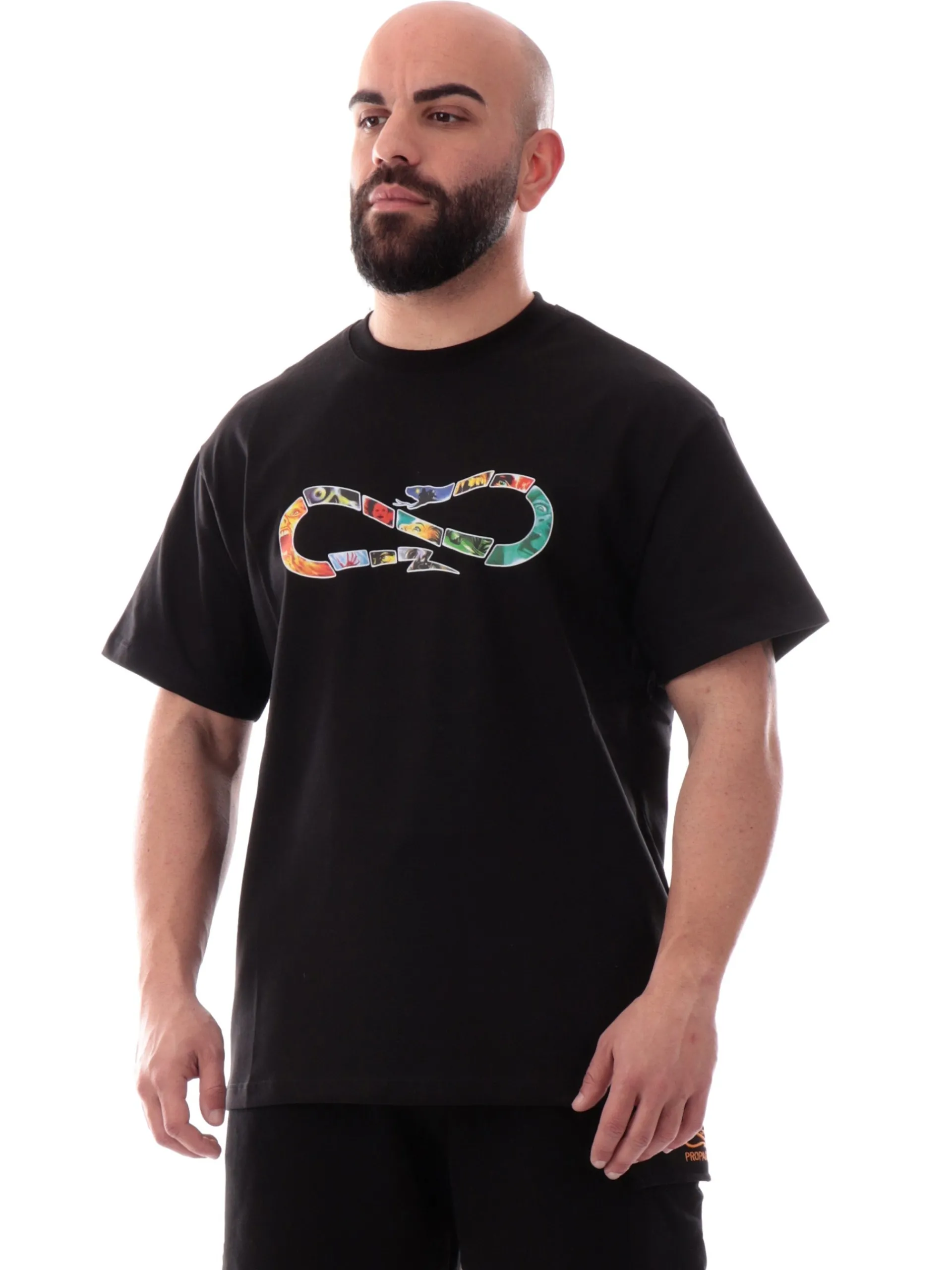 PROPAGANDA T-Shirt*Maglia nera Logo VHS 25SSPRTS