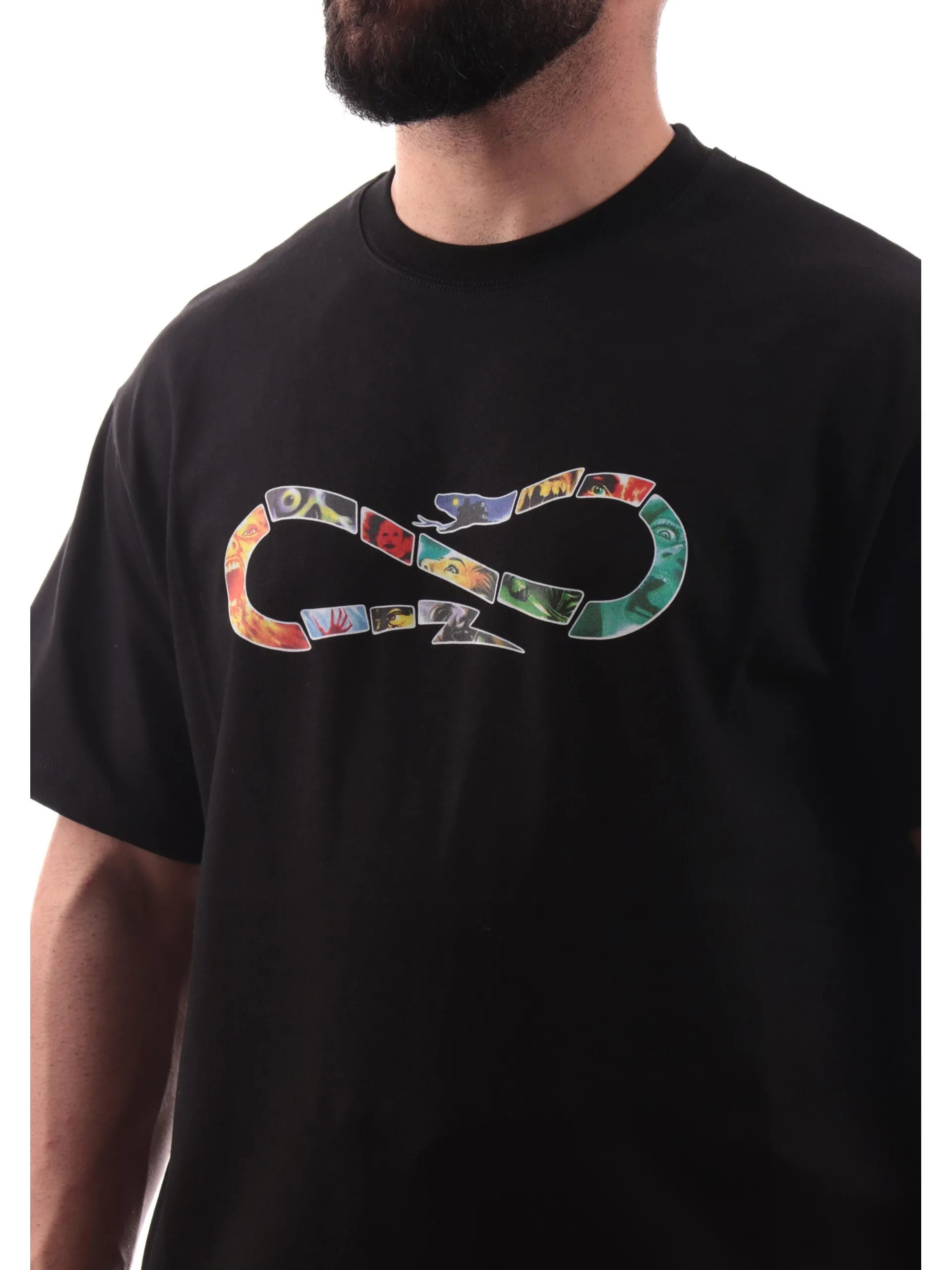 PROPAGANDA T-Shirt*Maglia nera Logo VHS 25SSPRTS