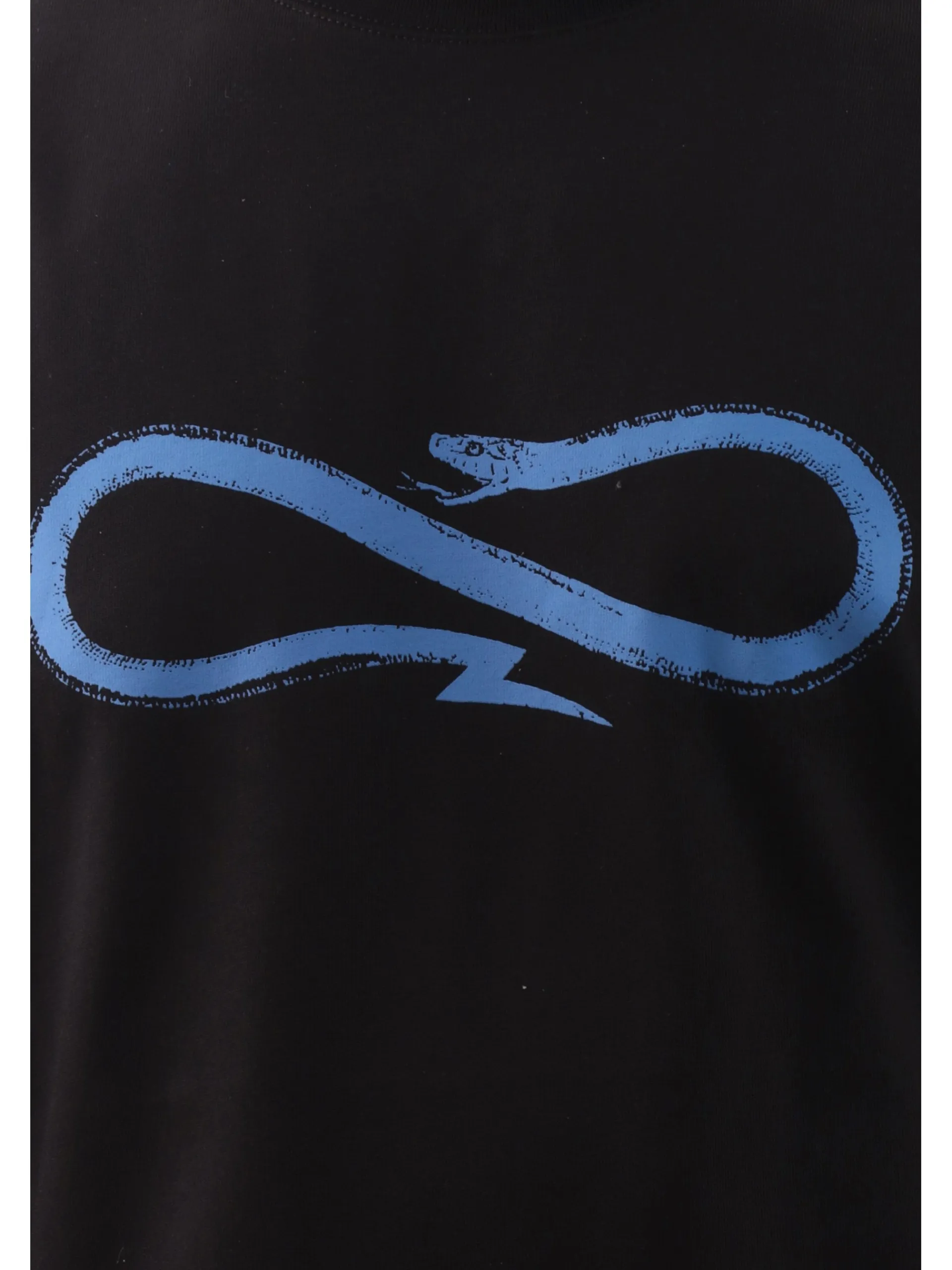 PROPAGANDA T-Shirt*Maglia nera Logo Classic blu 25SSPRTS