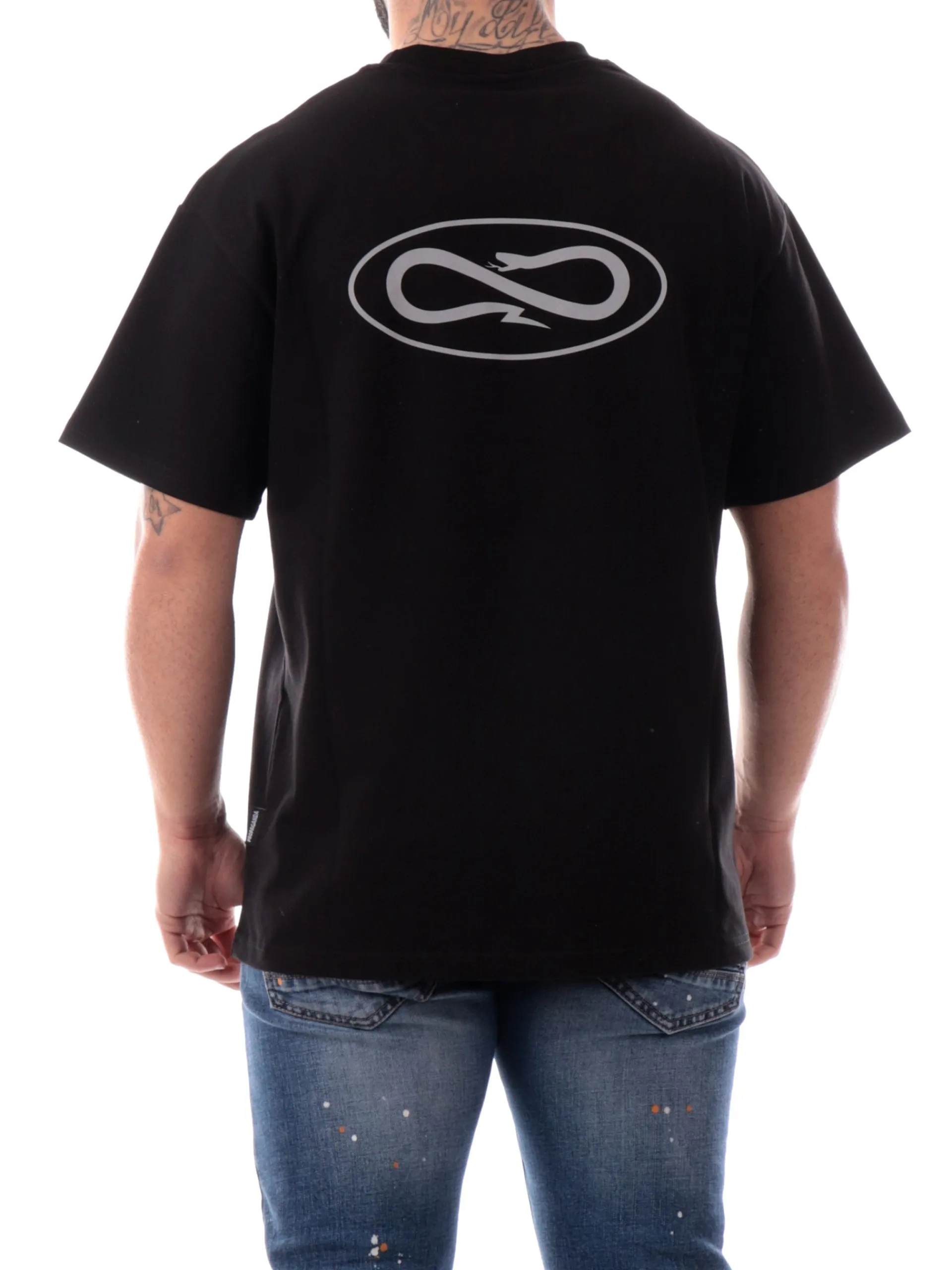 PROPAGANDA T-Shirt*Maglia nera Logo Atom 25SSPRTS