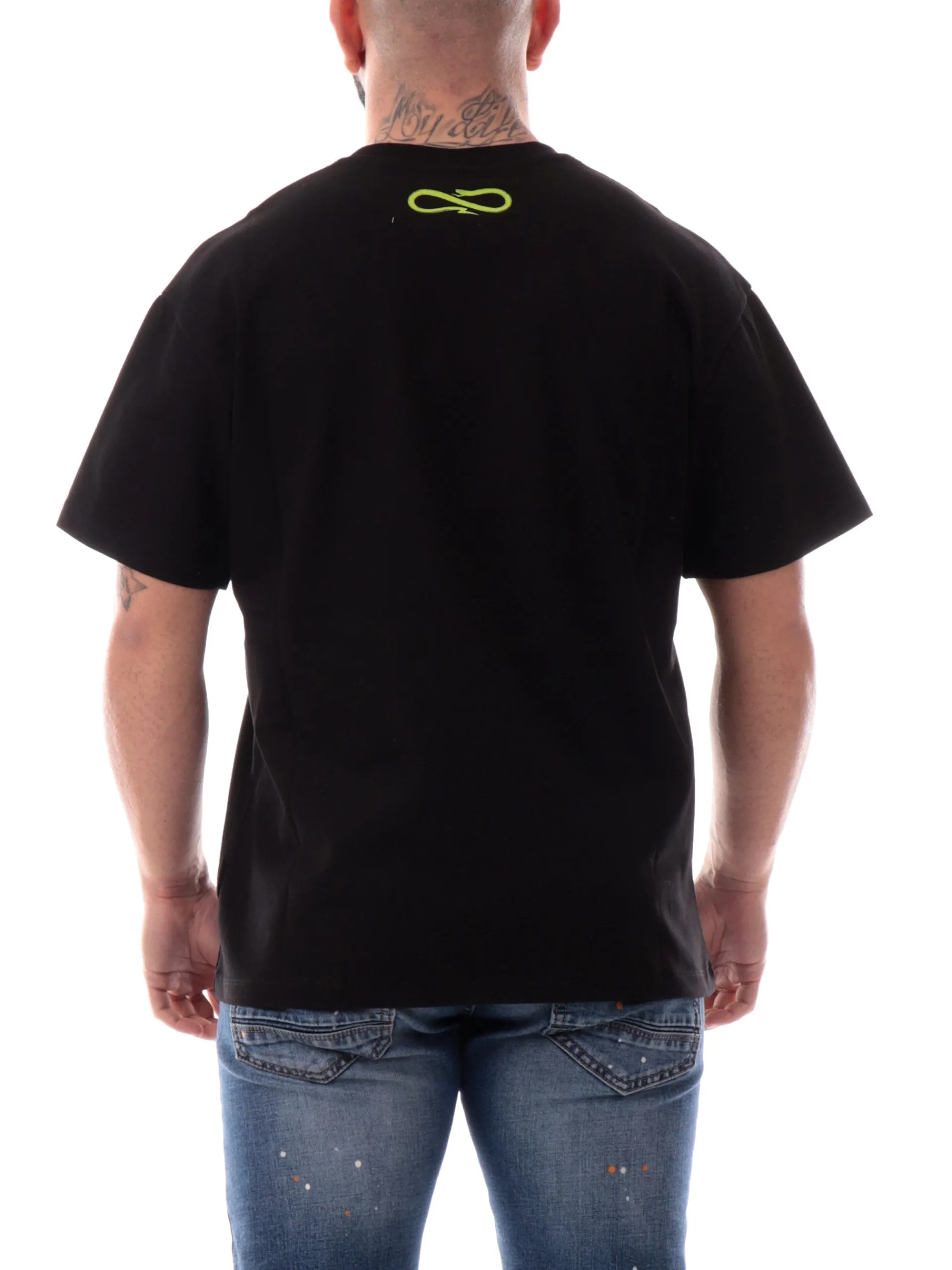 PROPAGANDA T-Shirt*Maglia nera Reptile 25SSPRTS