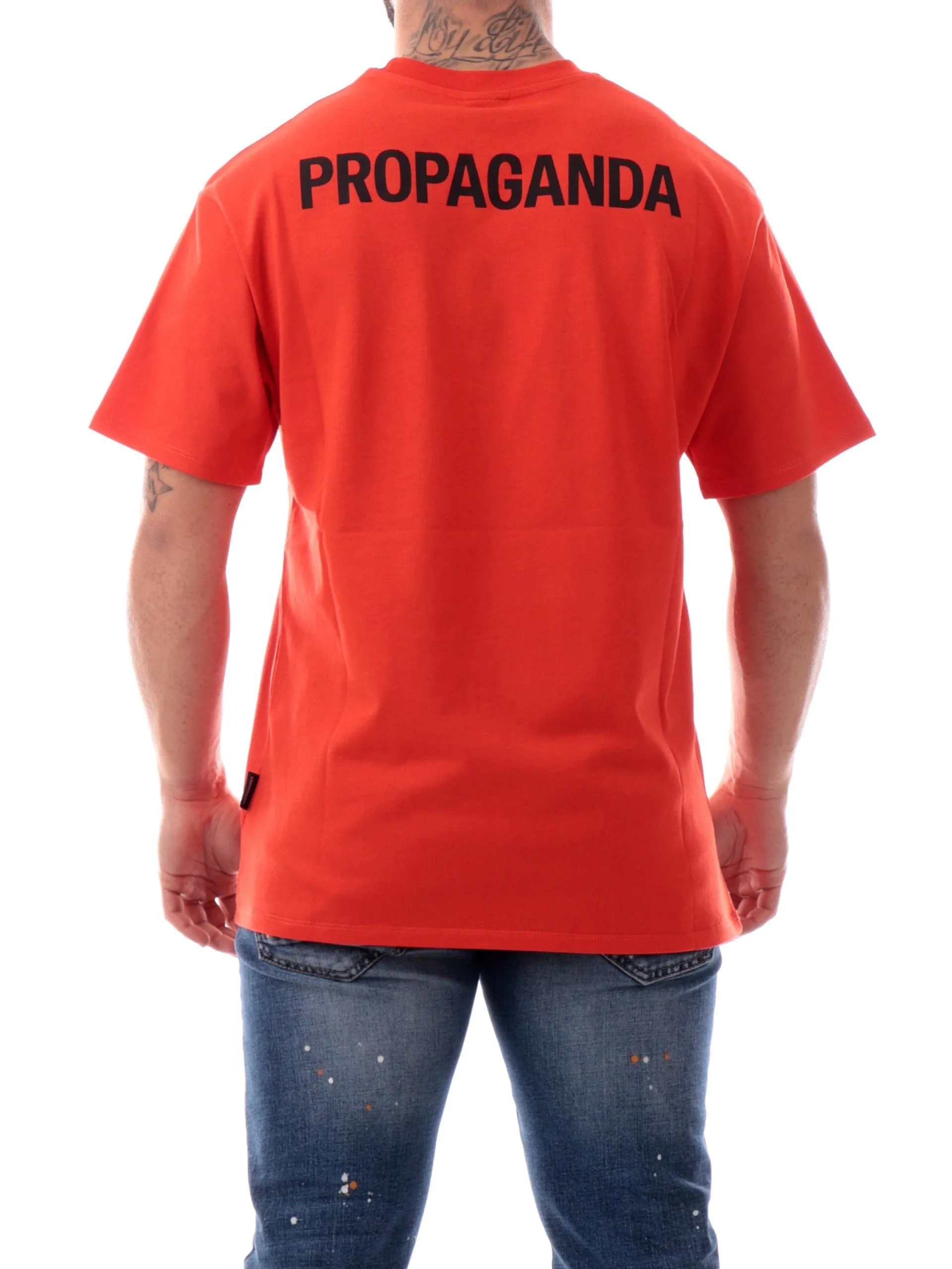 PROPAGANDA T-Shirt*Maglia rossa Logo Classic 25SSPRTS