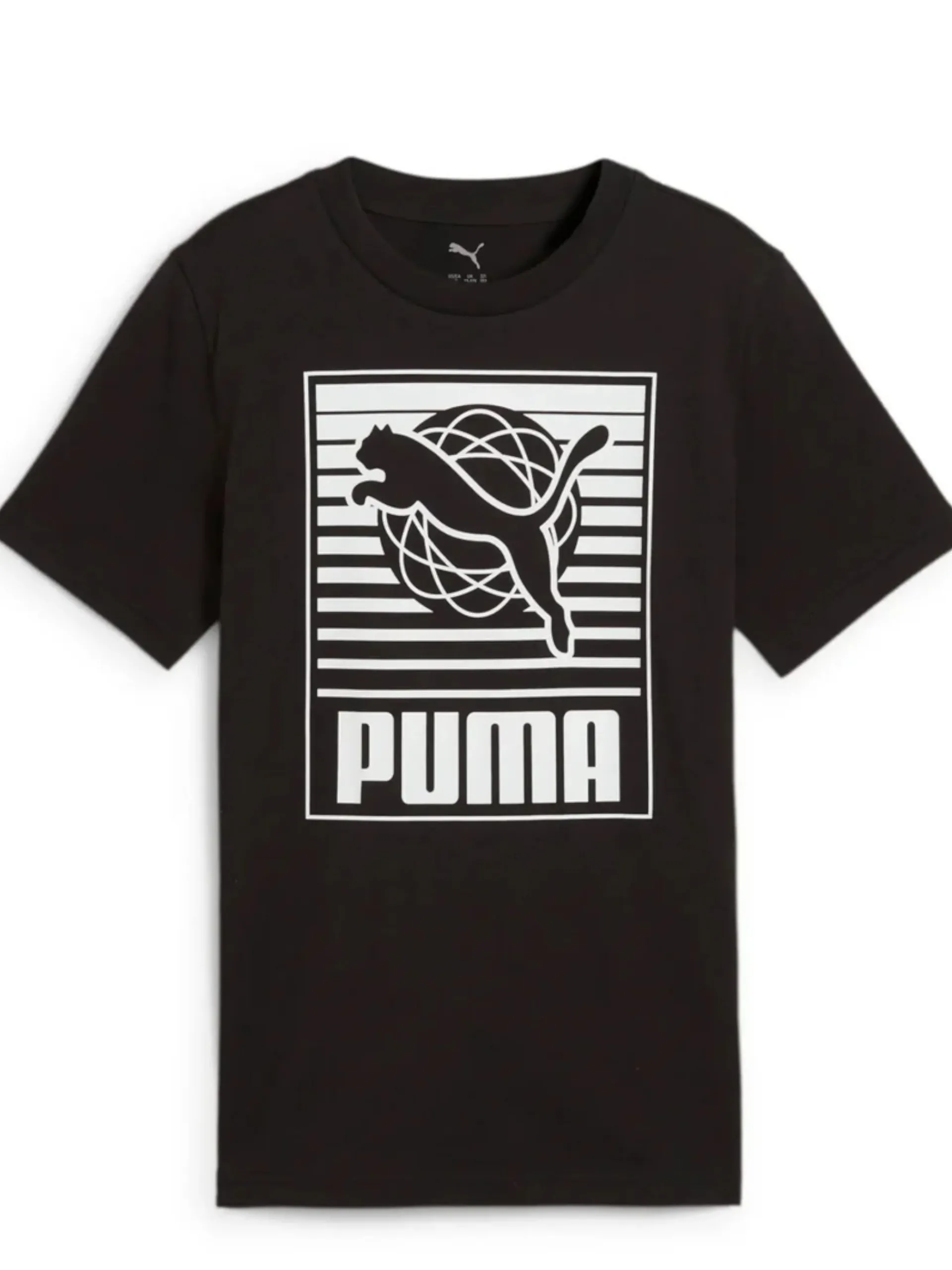 PUMA T-Shirt*Maglia nera da bambino con maxi stampa Graphics Tee I 685803