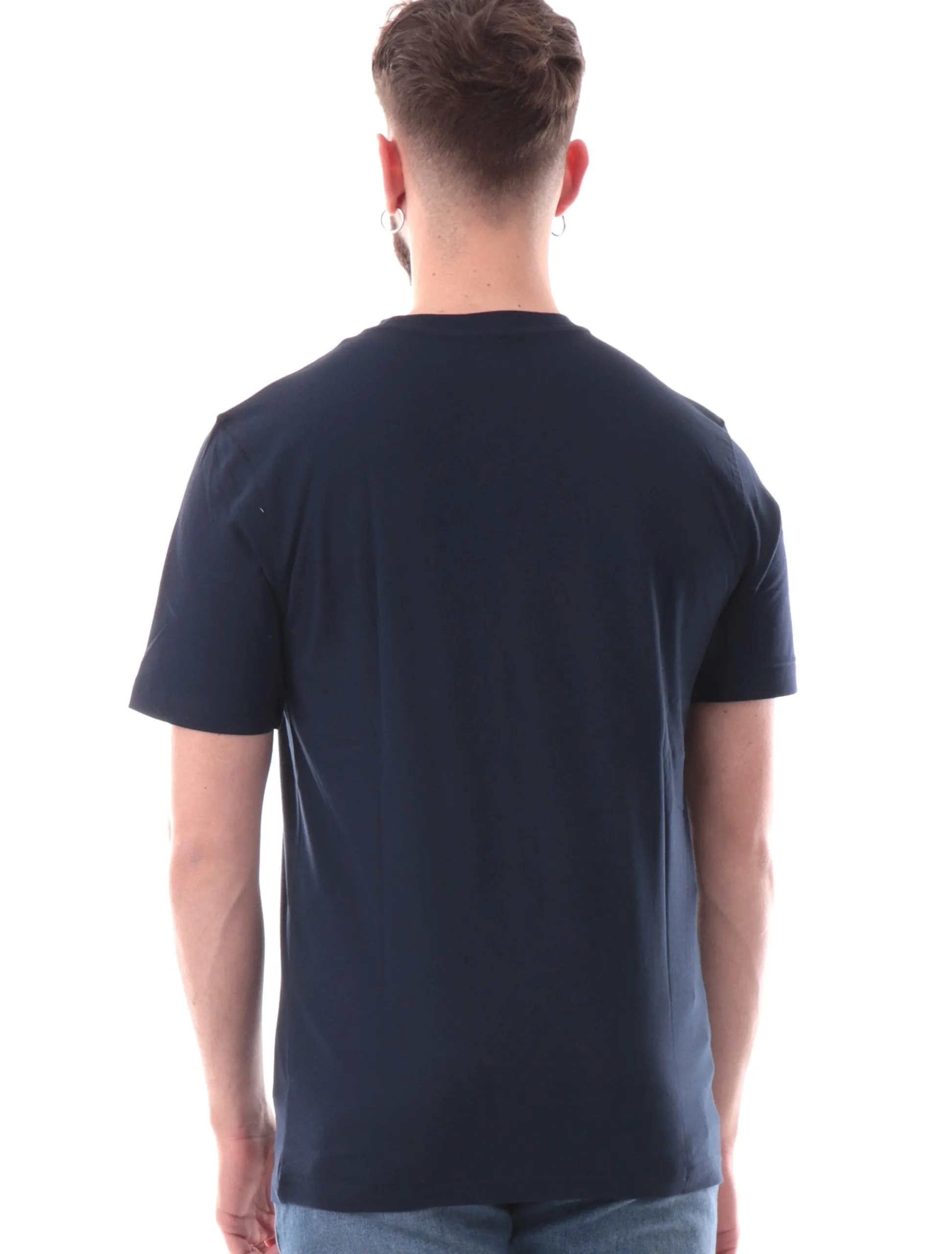 REFRIGIWEAR T-Shirt*Maglia blu da uomo Halen logo ricamato T62800