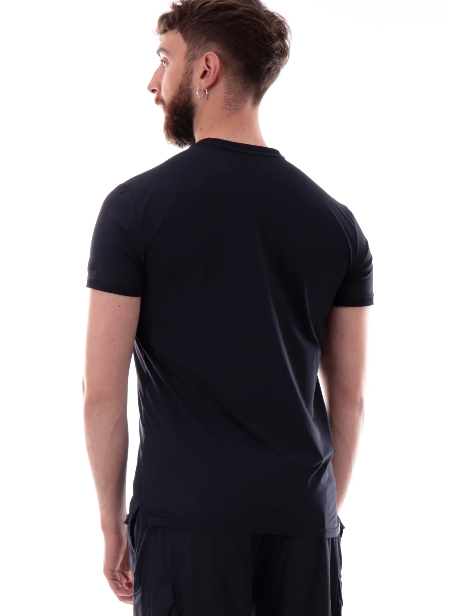 RRD Maglie*Maglia blu Oxford GDY Shirty da uomo tessuto tecnico inserti a costine 25206