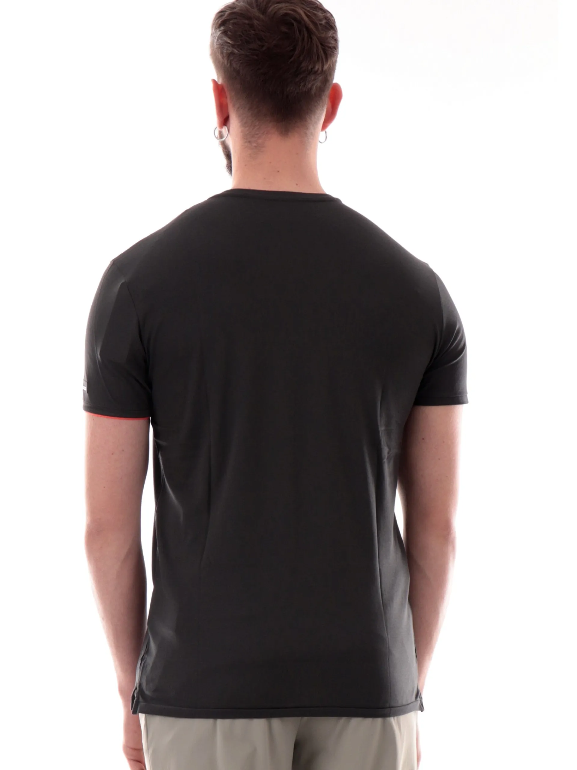RRD Maglie*Maglia verde Macro Shirty da uomo con patch sulla manica 25202