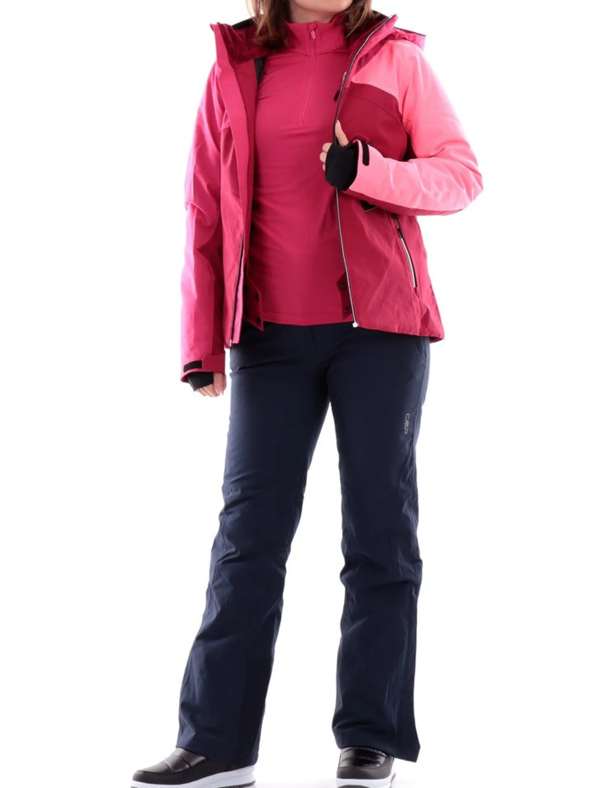 CMP Abbigliamento*Maglia termica fucsia da donna 30L1086