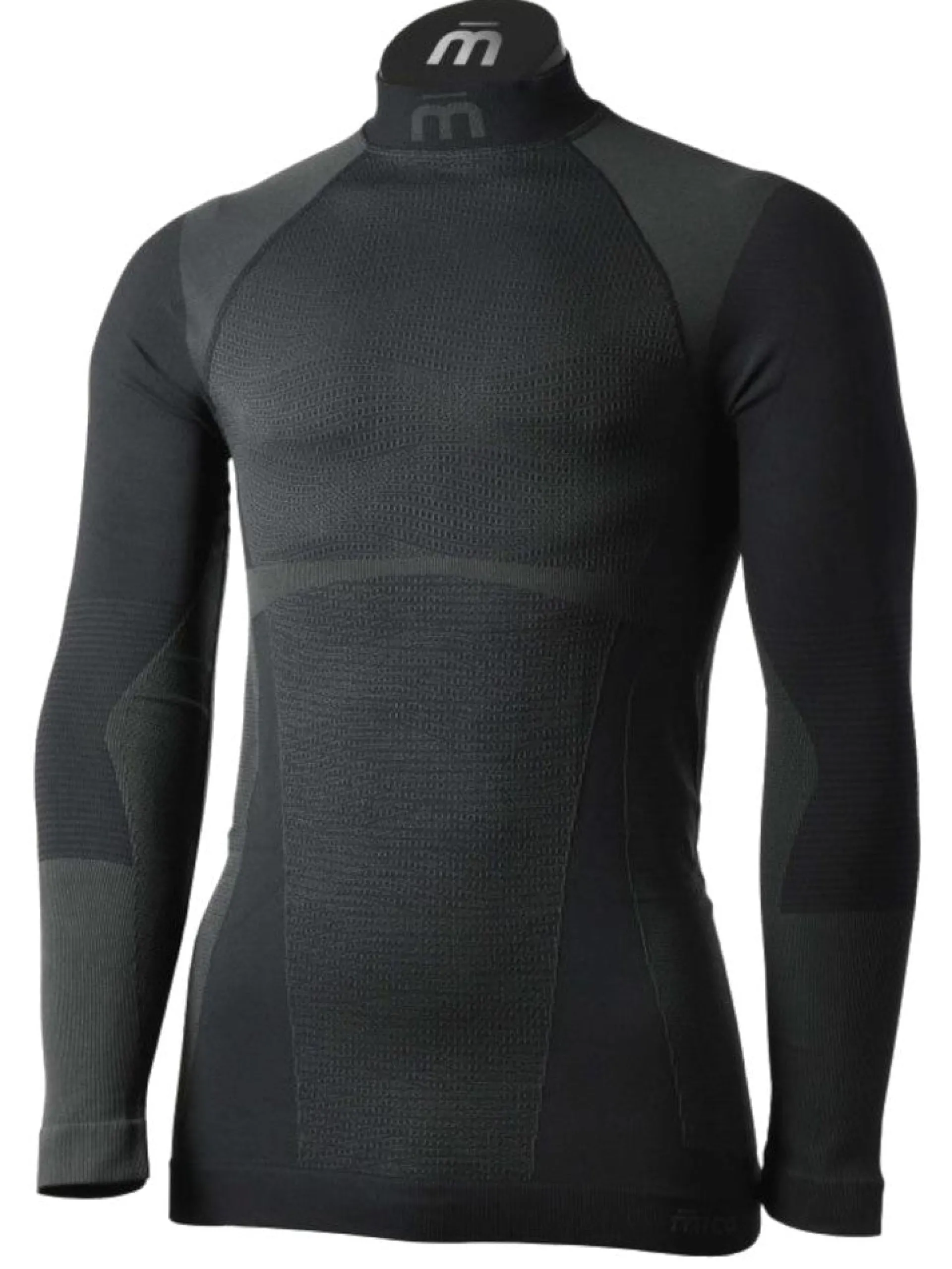 MICO Abbigliamento|Maglie*Maglia termica da sci nera da uomo Warm Control IN1851