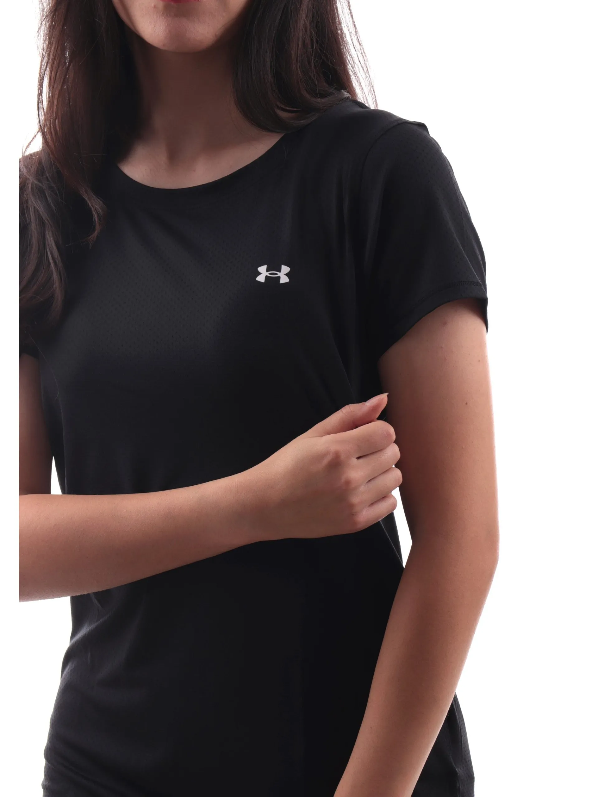 UNDER ARMOUR T-Shirt*Maglia nera da donna traspirante Tech Mesh 13289640