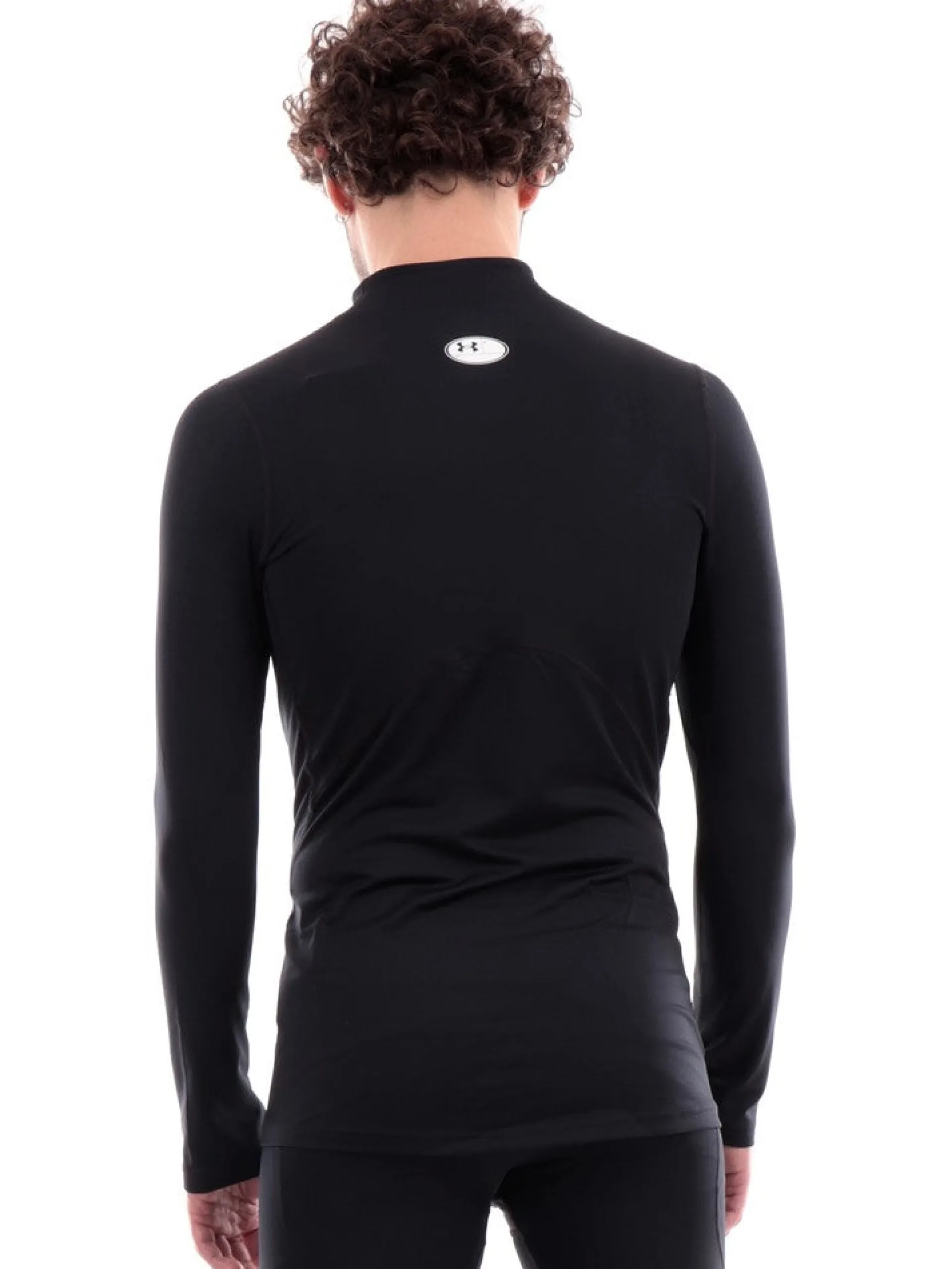 UNDER ARMOUR Abbigliamento|Maglie*Maglia nera da uomo Fitted Mock 13660660