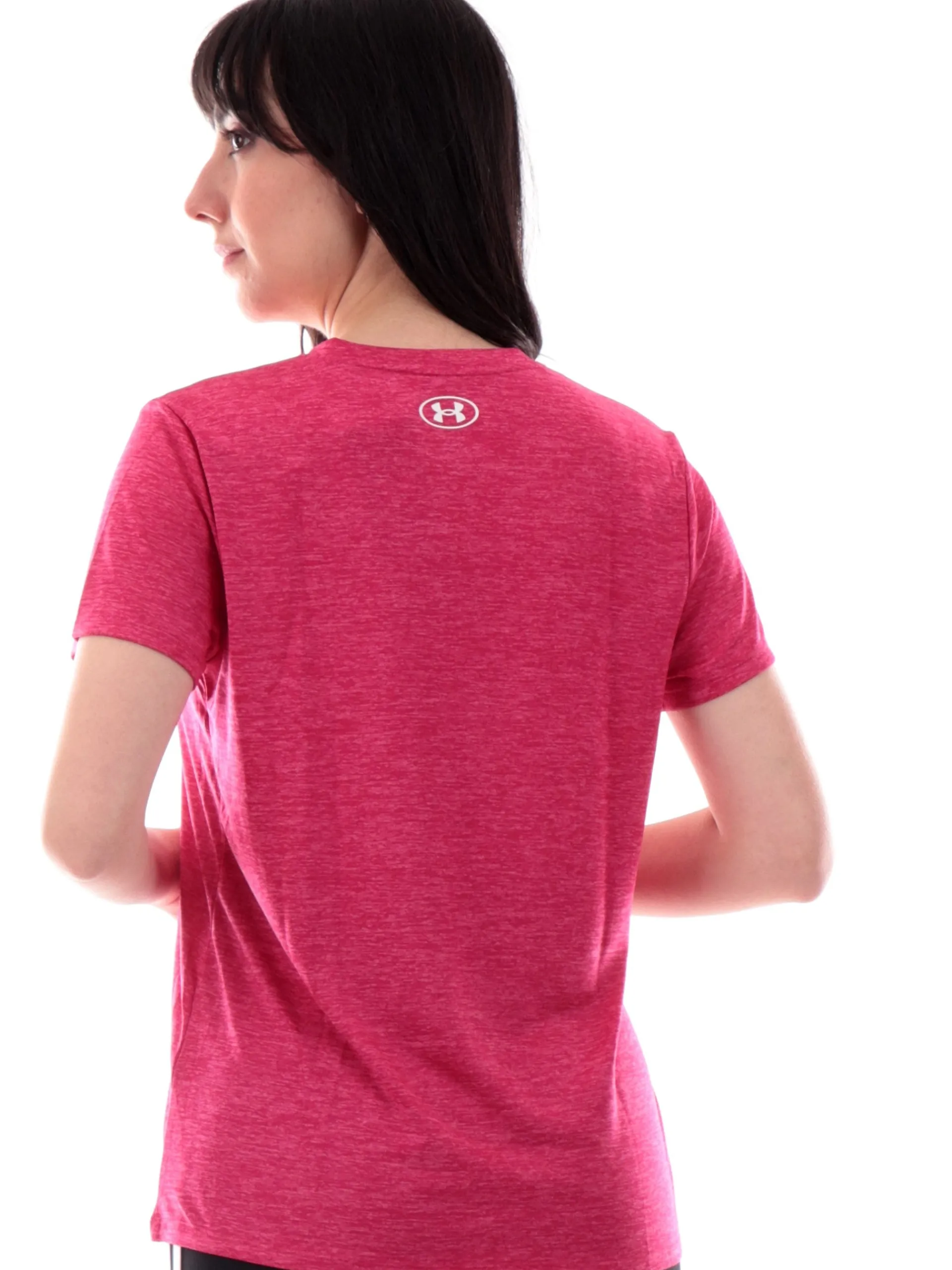UNDER ARMOUR T-Shirt*Maglia Tech fucsia da donna scollo a V 13842270