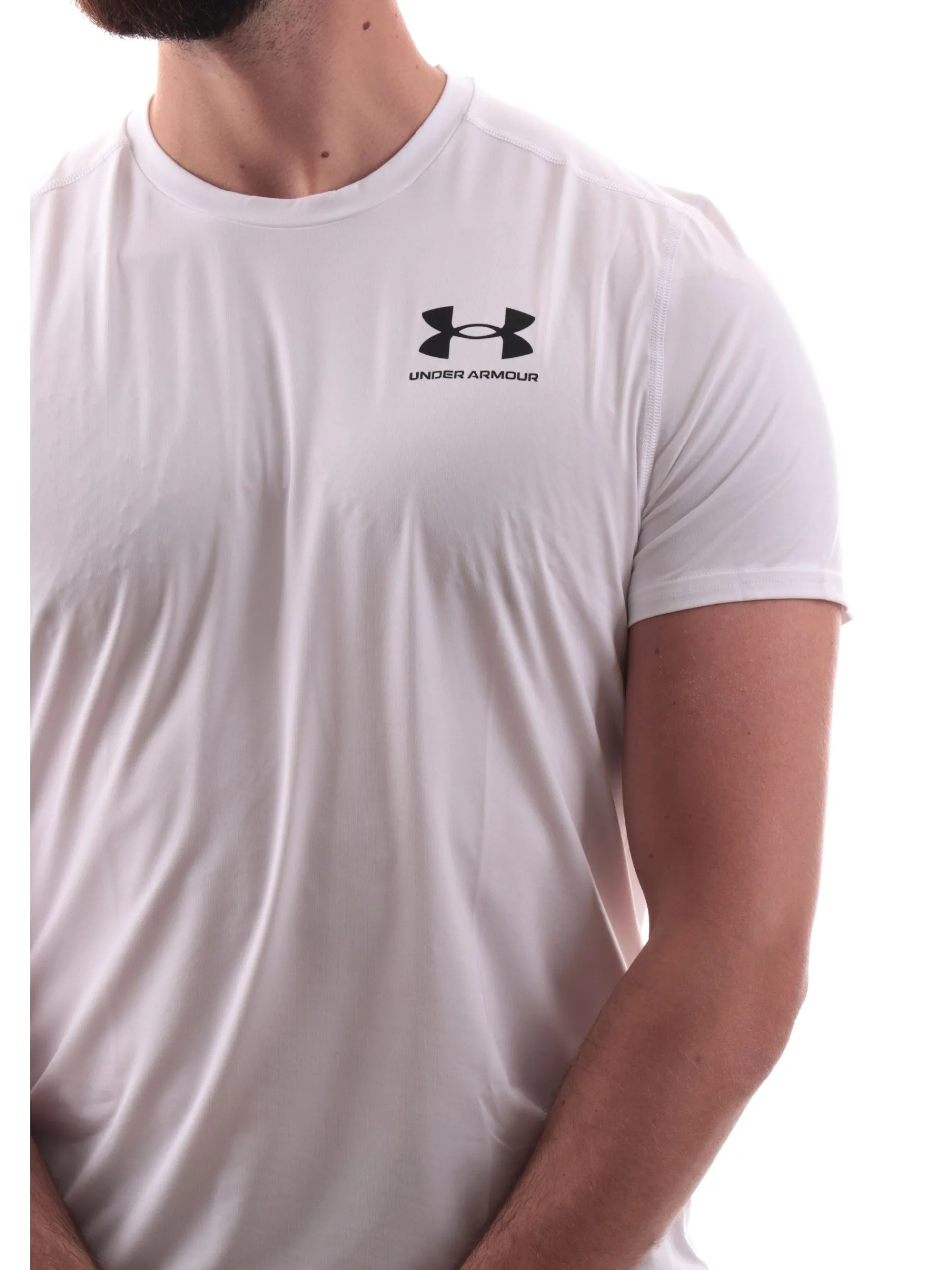 UNDER ARMOUR T-Shirt*Maglia tecnica bianca da uomo Heatgear Fitted 60009390