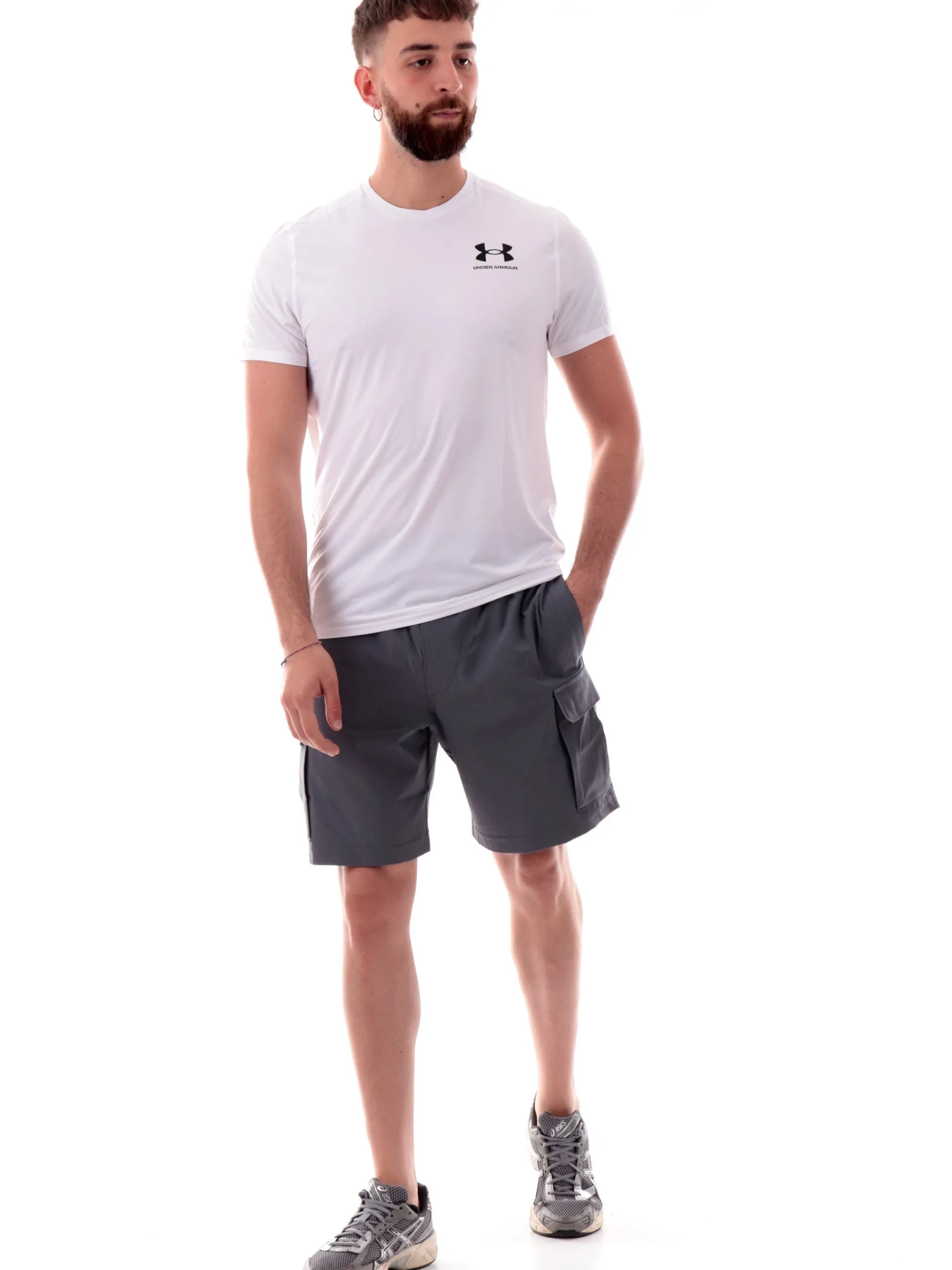 UNDER ARMOUR T-Shirt*Maglia tecnica bianca da uomo Heatgear Fitted 60009390