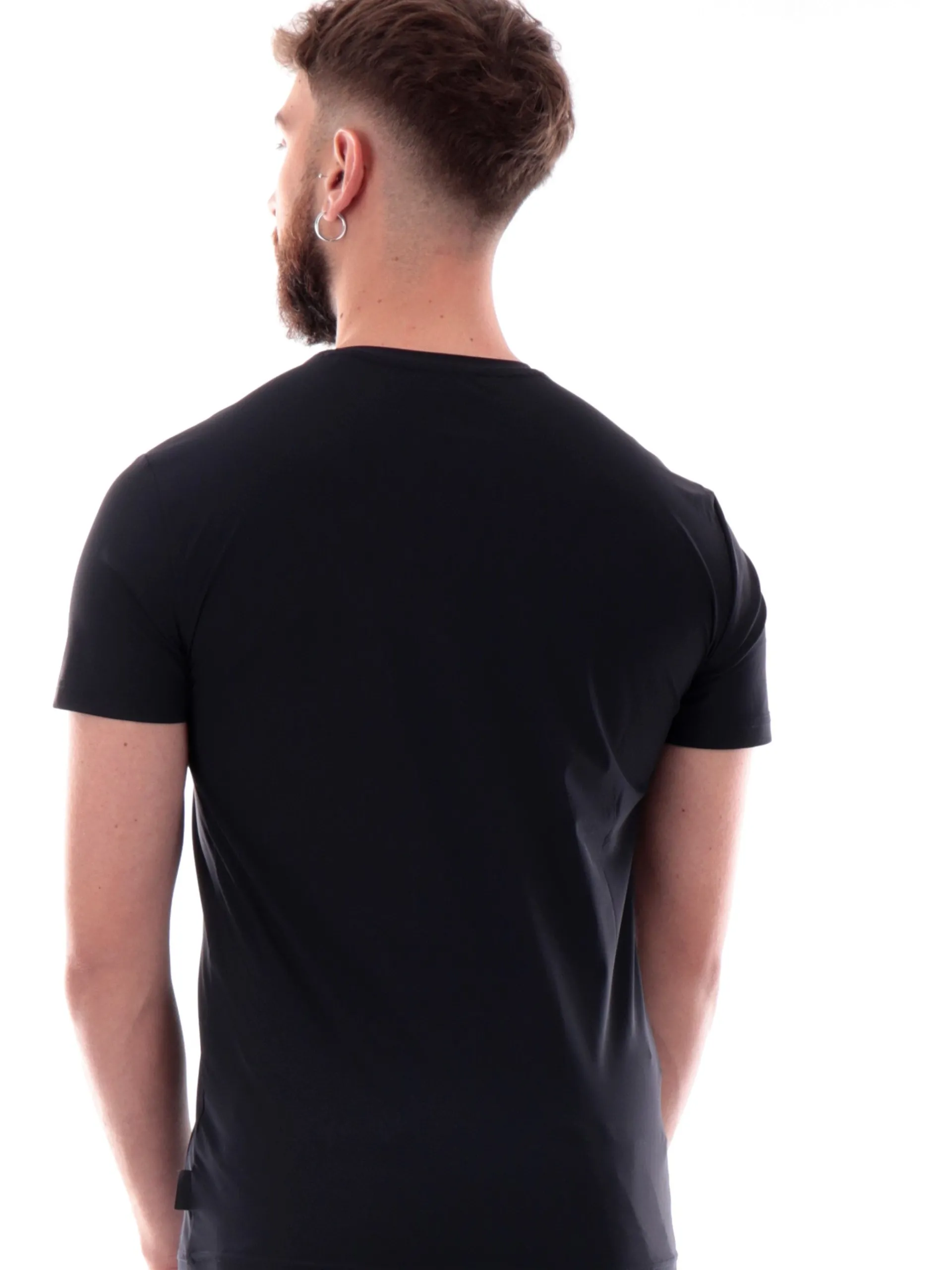 YES ZEE T-Shirt*Maglia blu da uomo tessuto tecnico T778OQ0-0710