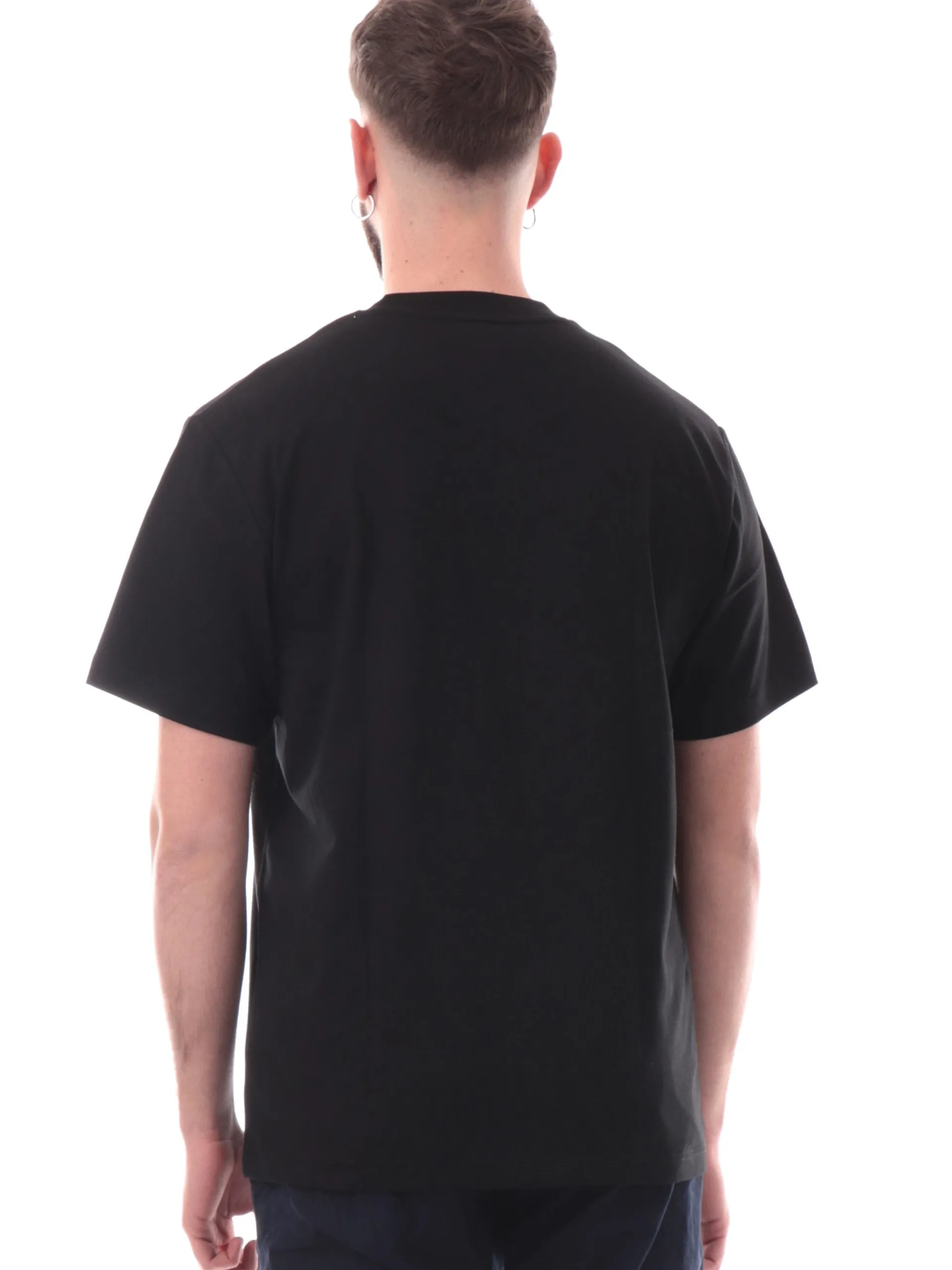 LACOSTE T-Shirt*Maglietta da uomo nera a maniche corte TH7318031