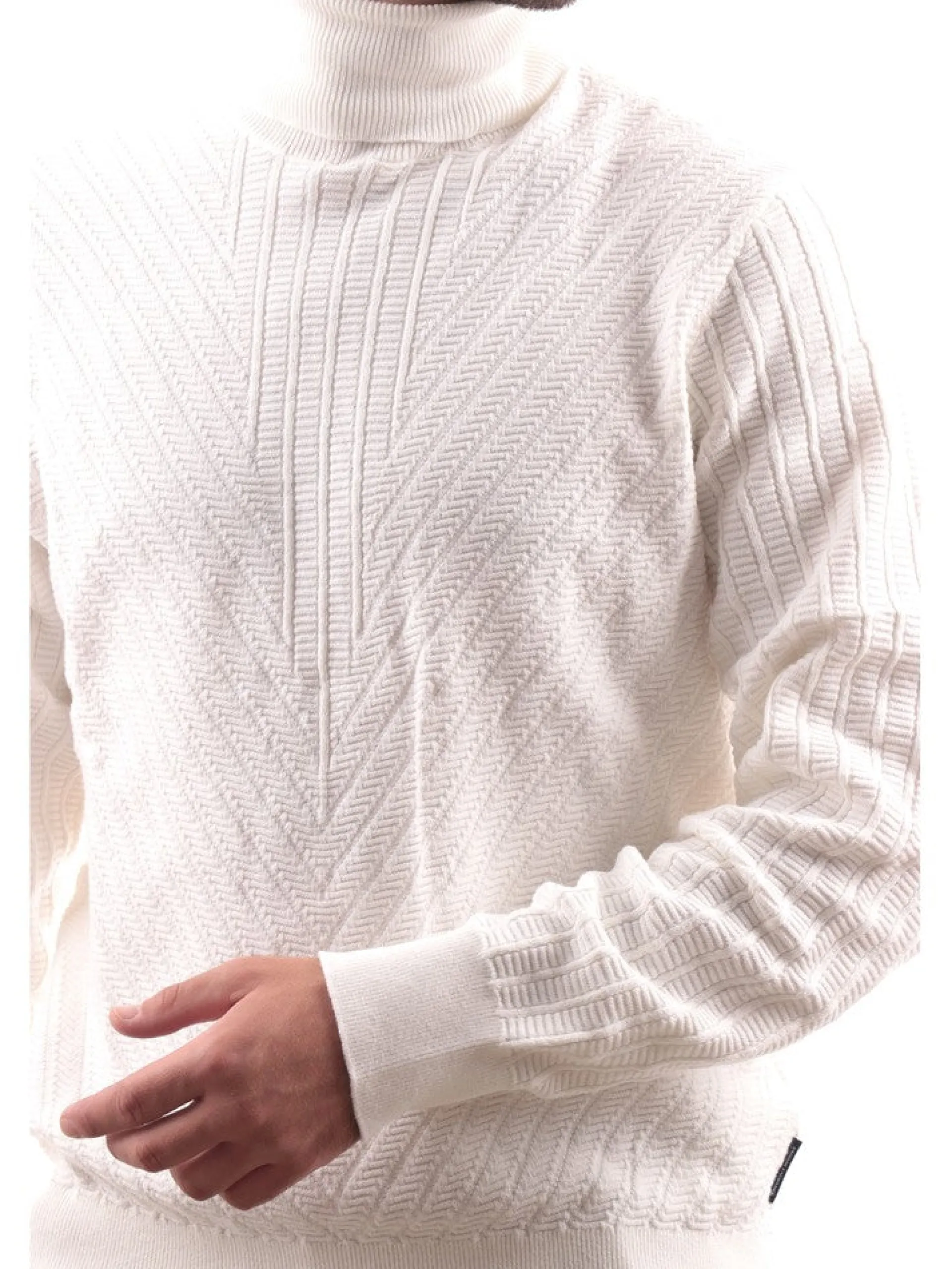ARMANI EXCHANGE Maglie*Maglione AX bianco da Uomo 6RZM2JZM3FZ