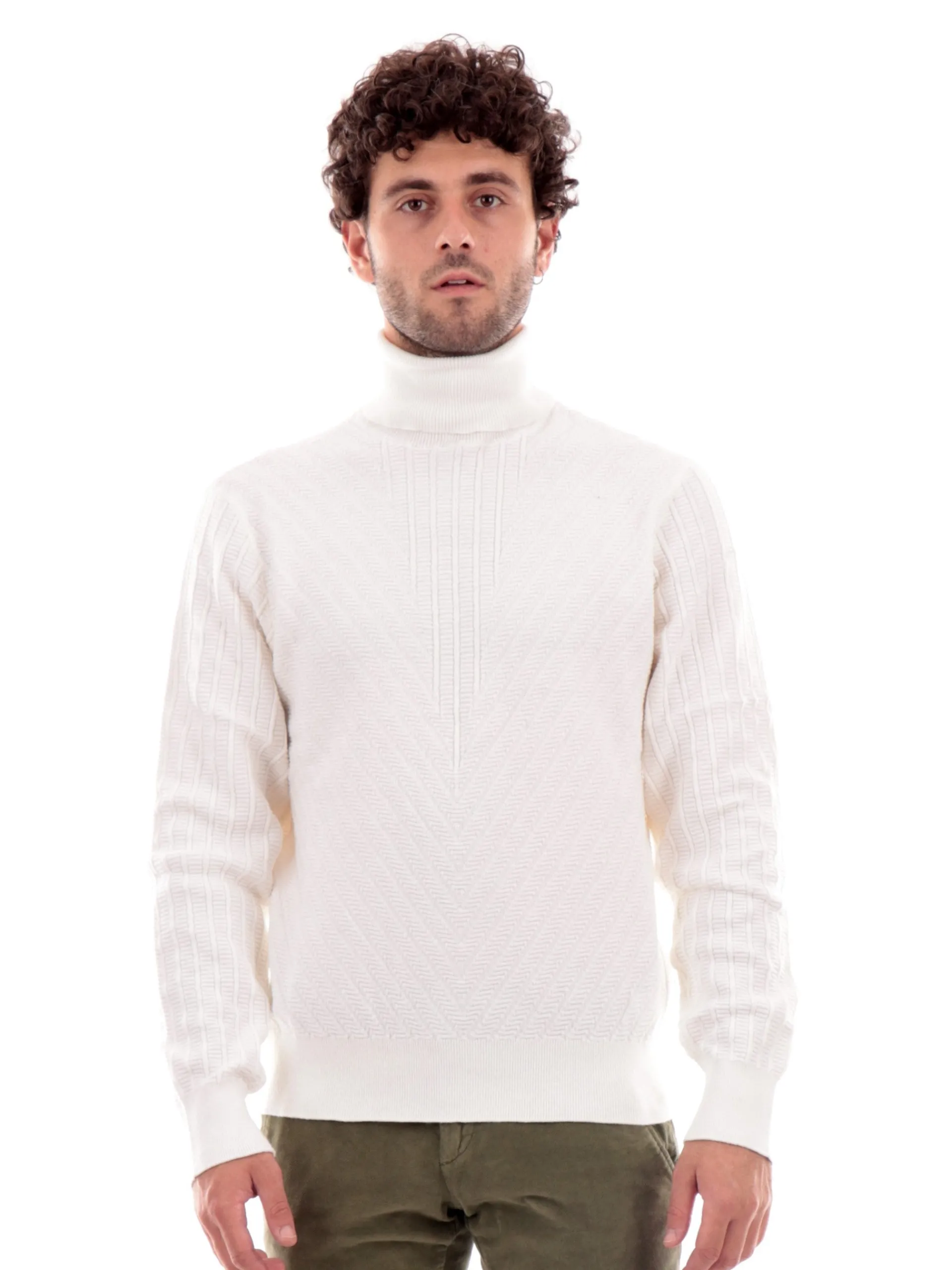 ARMANI EXCHANGE Maglie*Maglione AX bianco da Uomo 6RZM2JZM3FZ