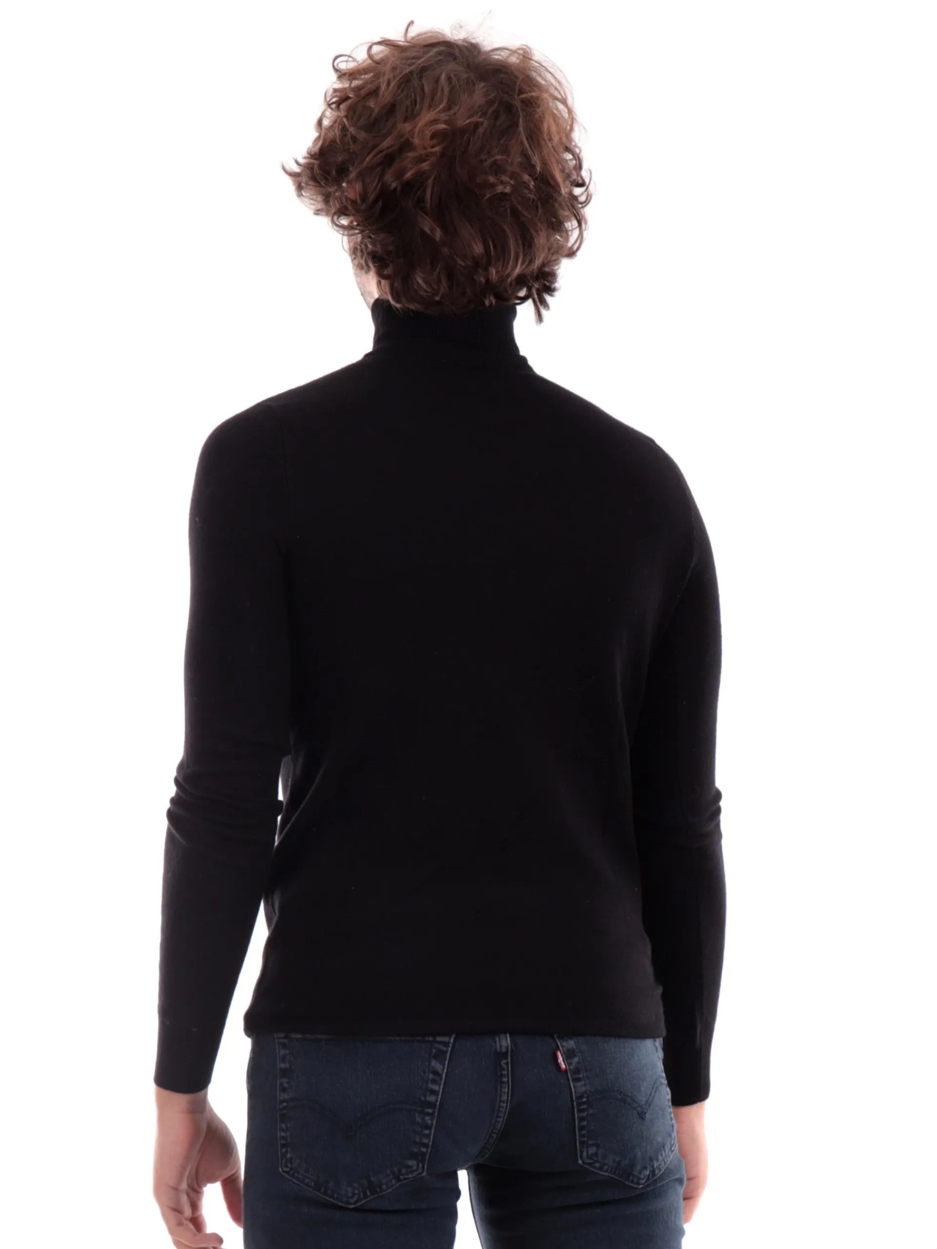 FIFTY FOUR Maglie*Maglione nero da uomo KIWISPB84