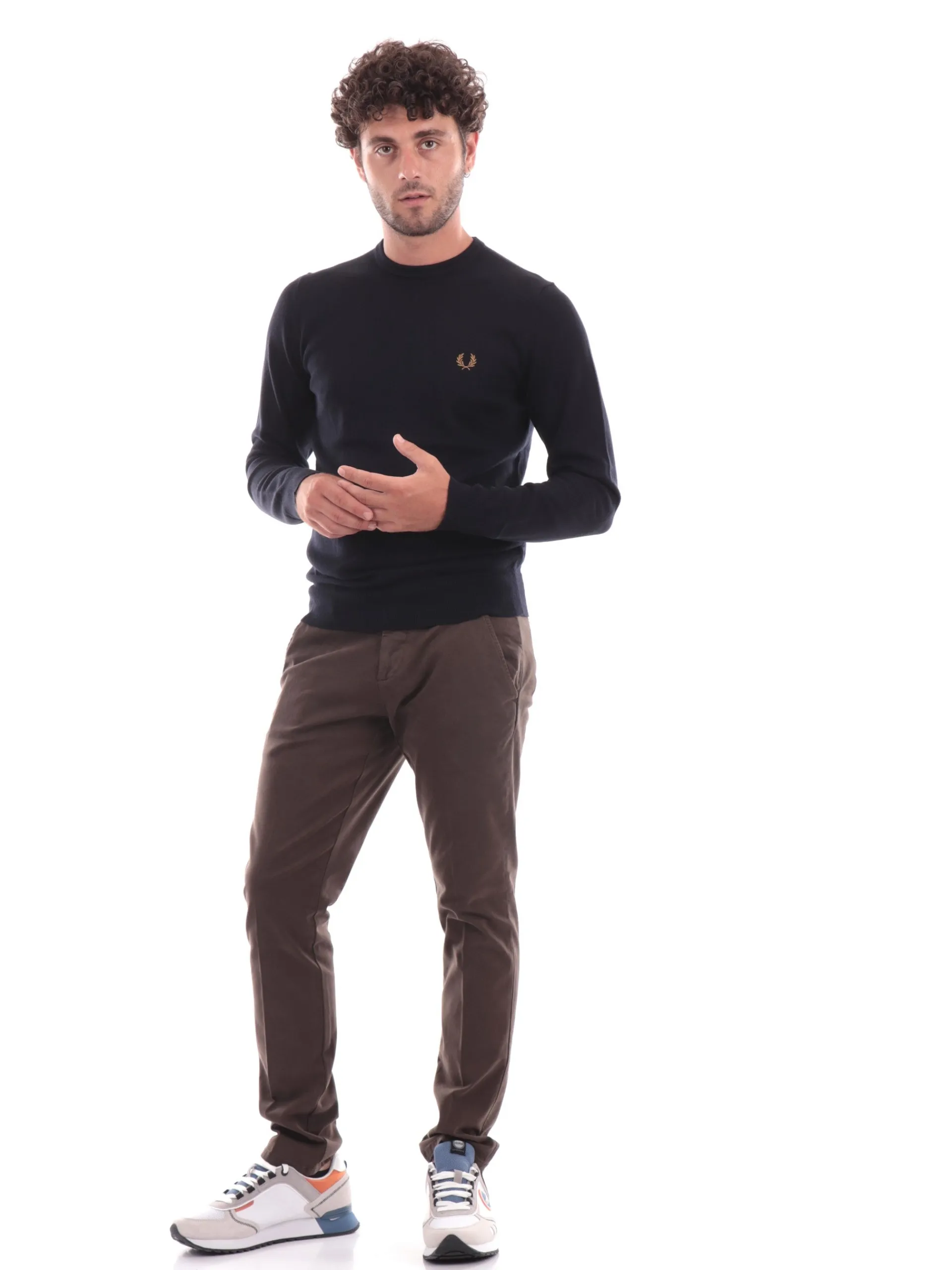 FRED PERRY Maglie*Maglione blu da uomo K9601