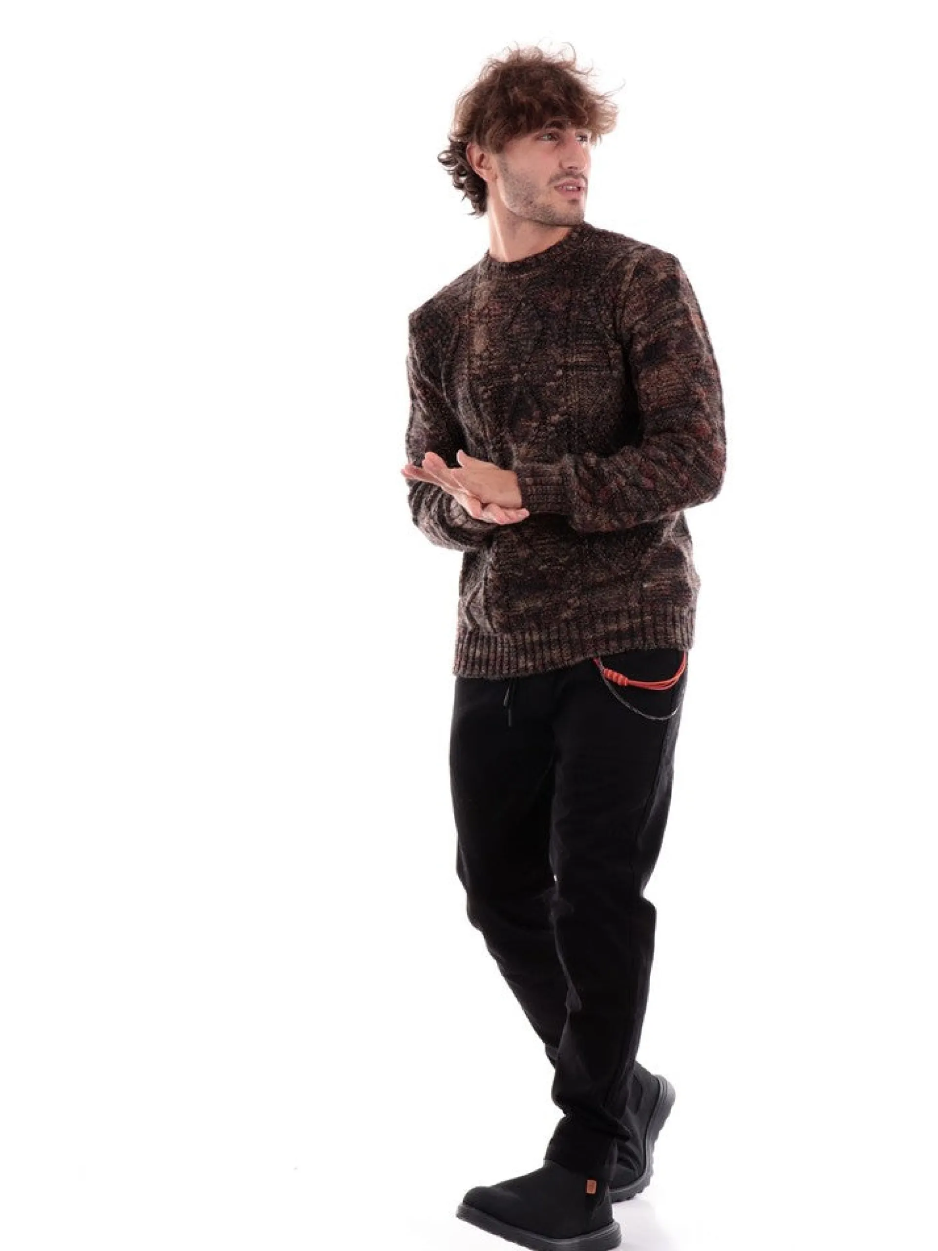 GIANNI LUPO Maglie*Maglione melange da uomo BW930
