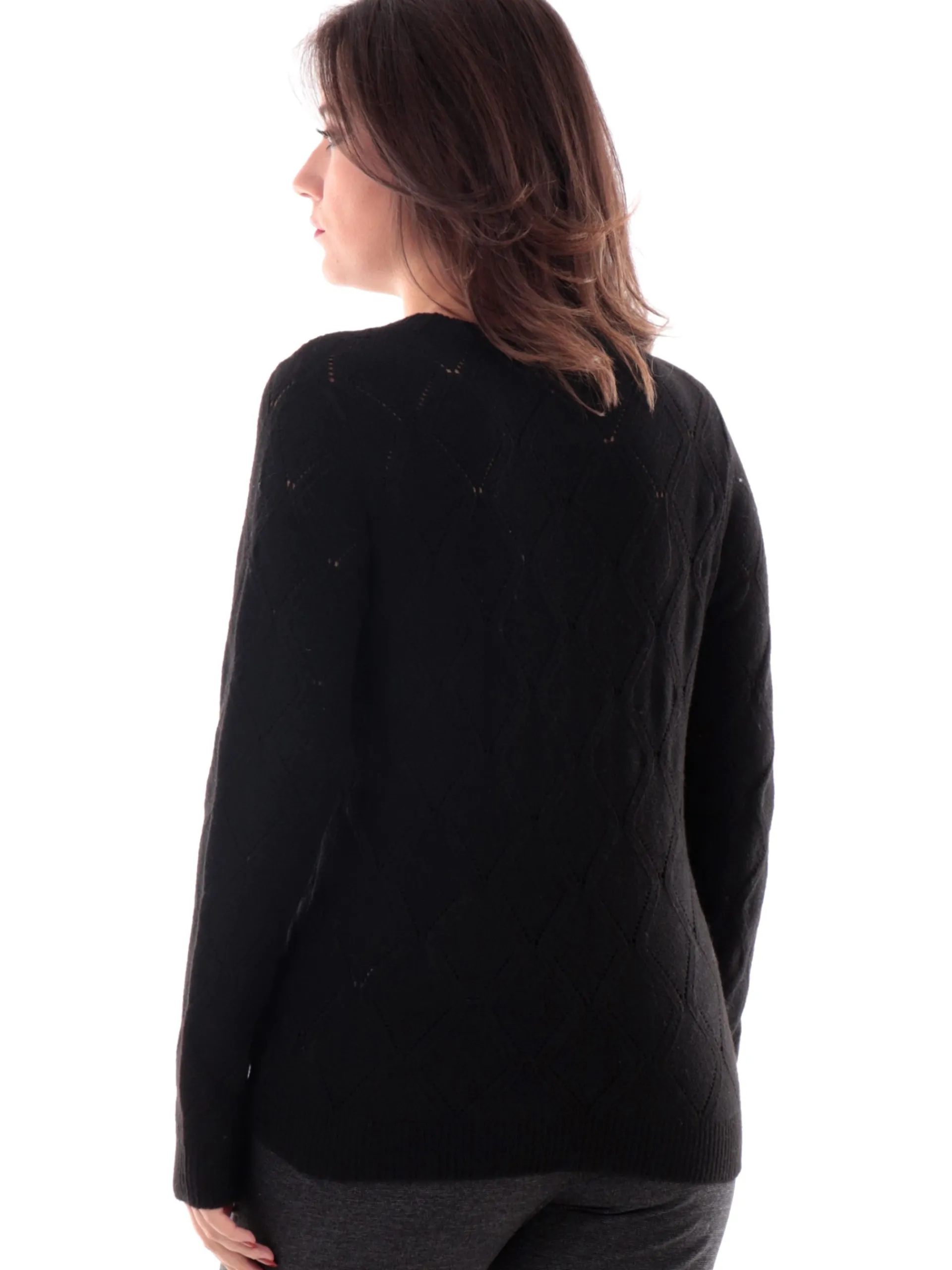 ONLY Maglie*Maglione girocollo con perle nero da donna 15324269