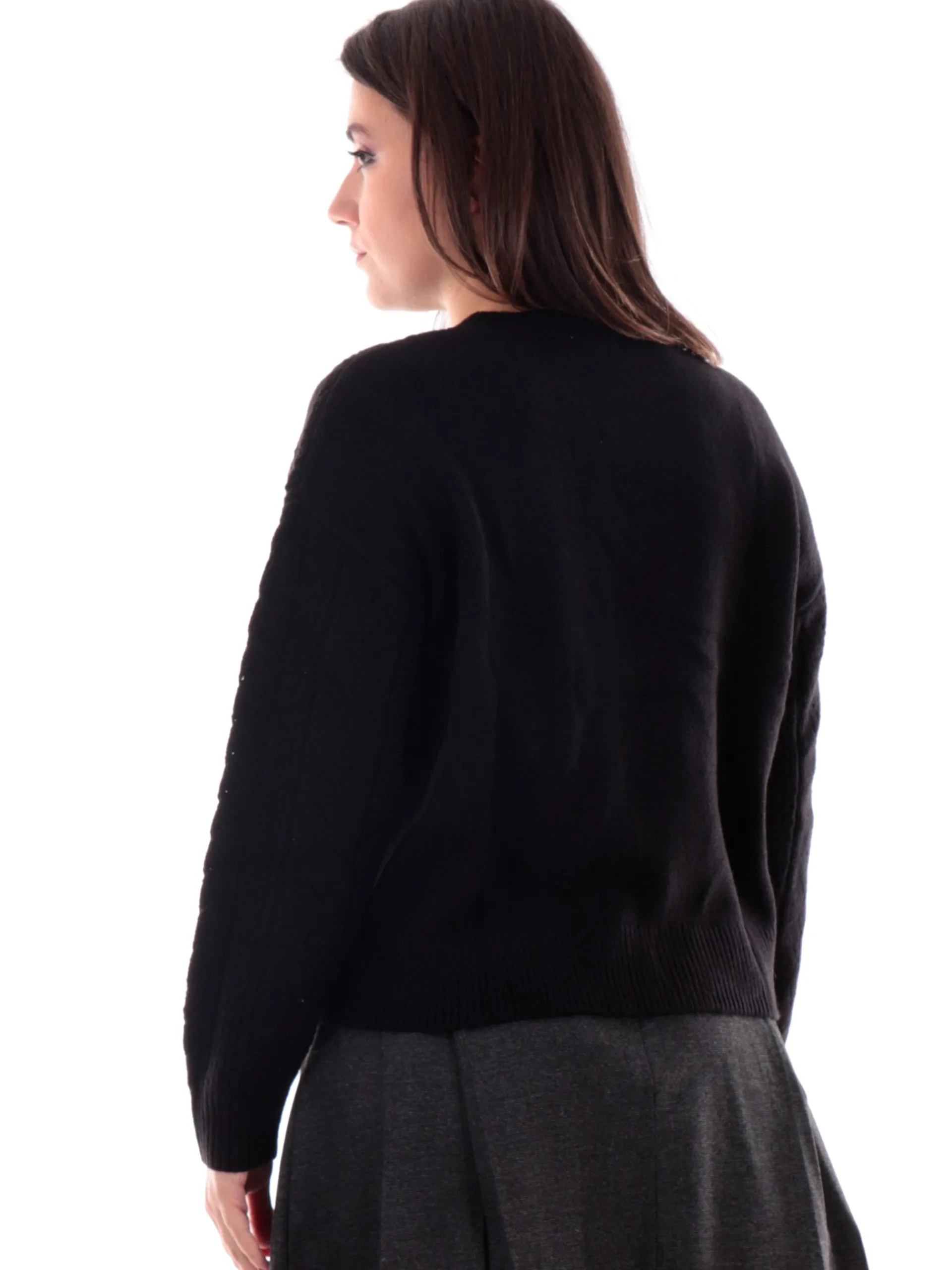 TIFFOSI Maglie*Maglione girocollo nero da donna Tareja 10056359
