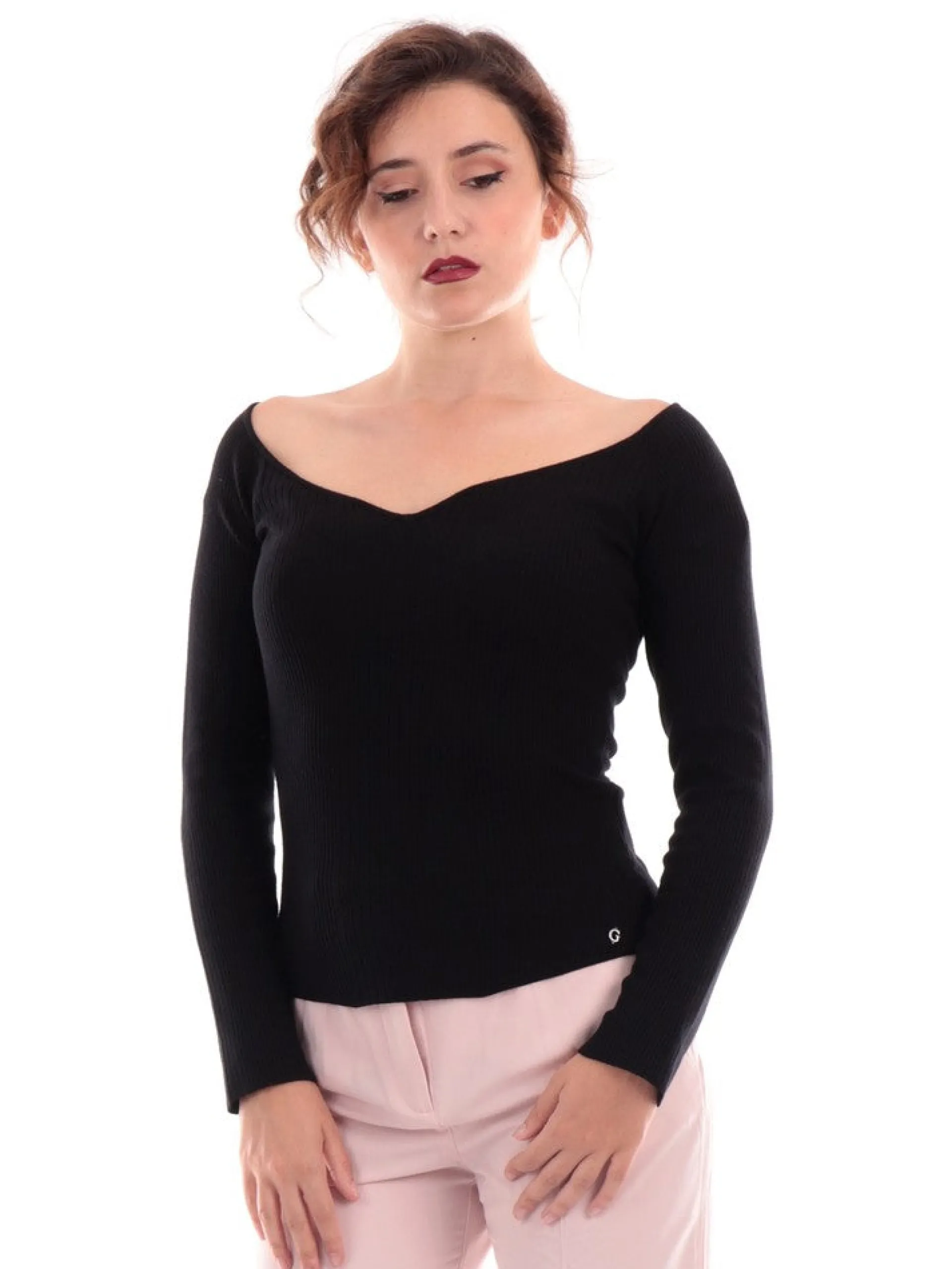 GUESS Maglie*Maglione nero da donna W3YR25Z37J2