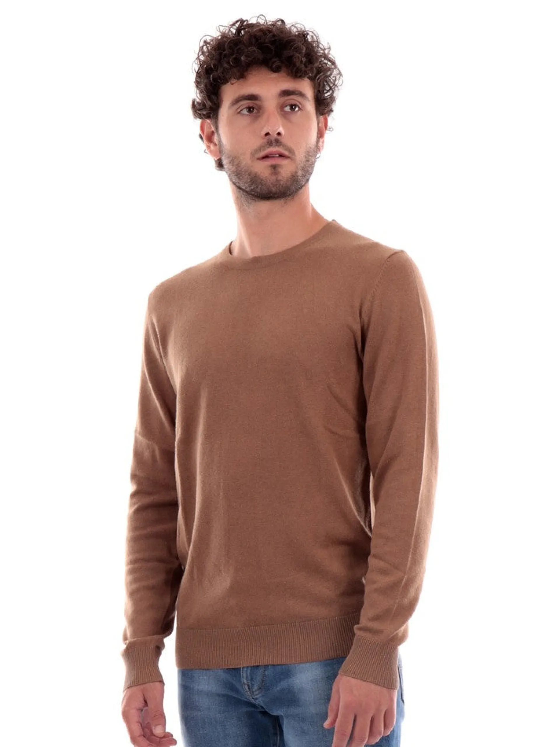 JACK&JONES Maglie*Maglione Jack Jones Marrone da uomo 12208364