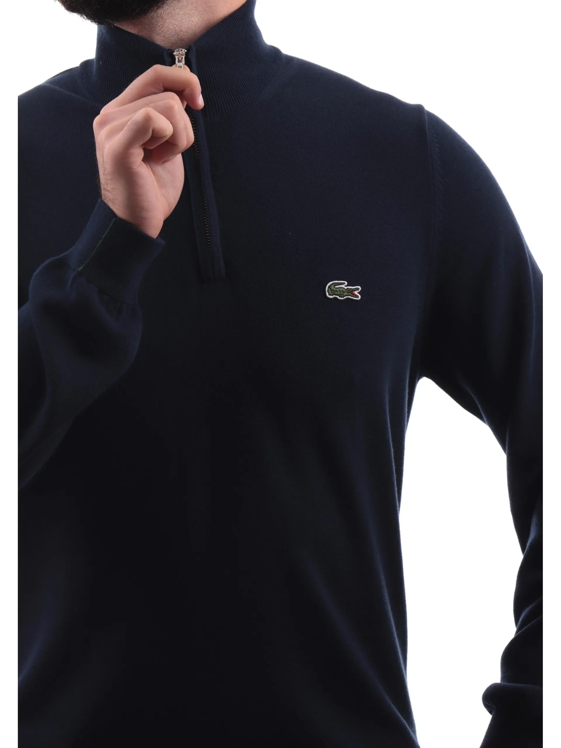 LACOSTE Maglie*Maglione Blu da Uomo