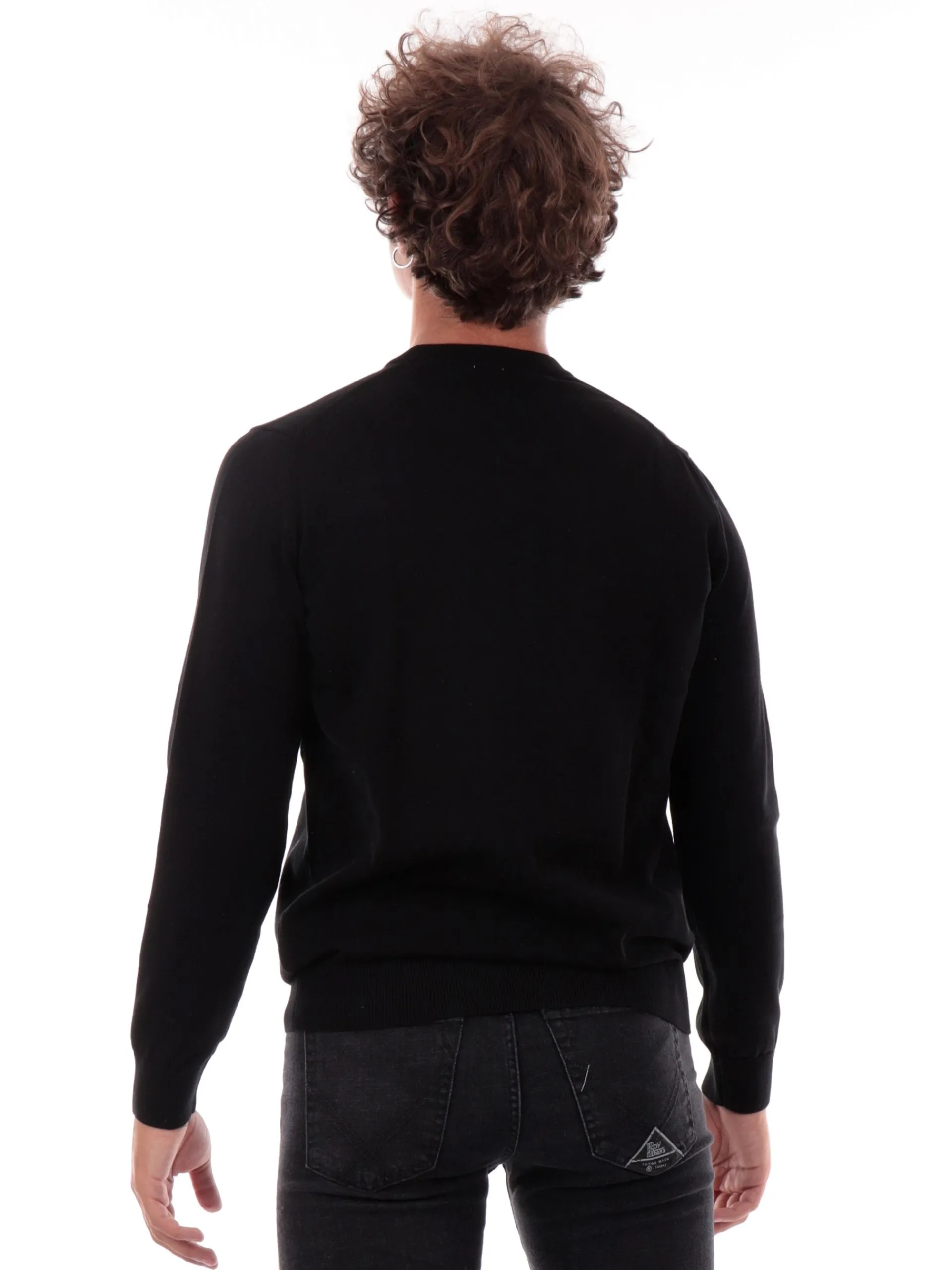 LACOSTE Maglie*Maglione nero da uomo AH1985