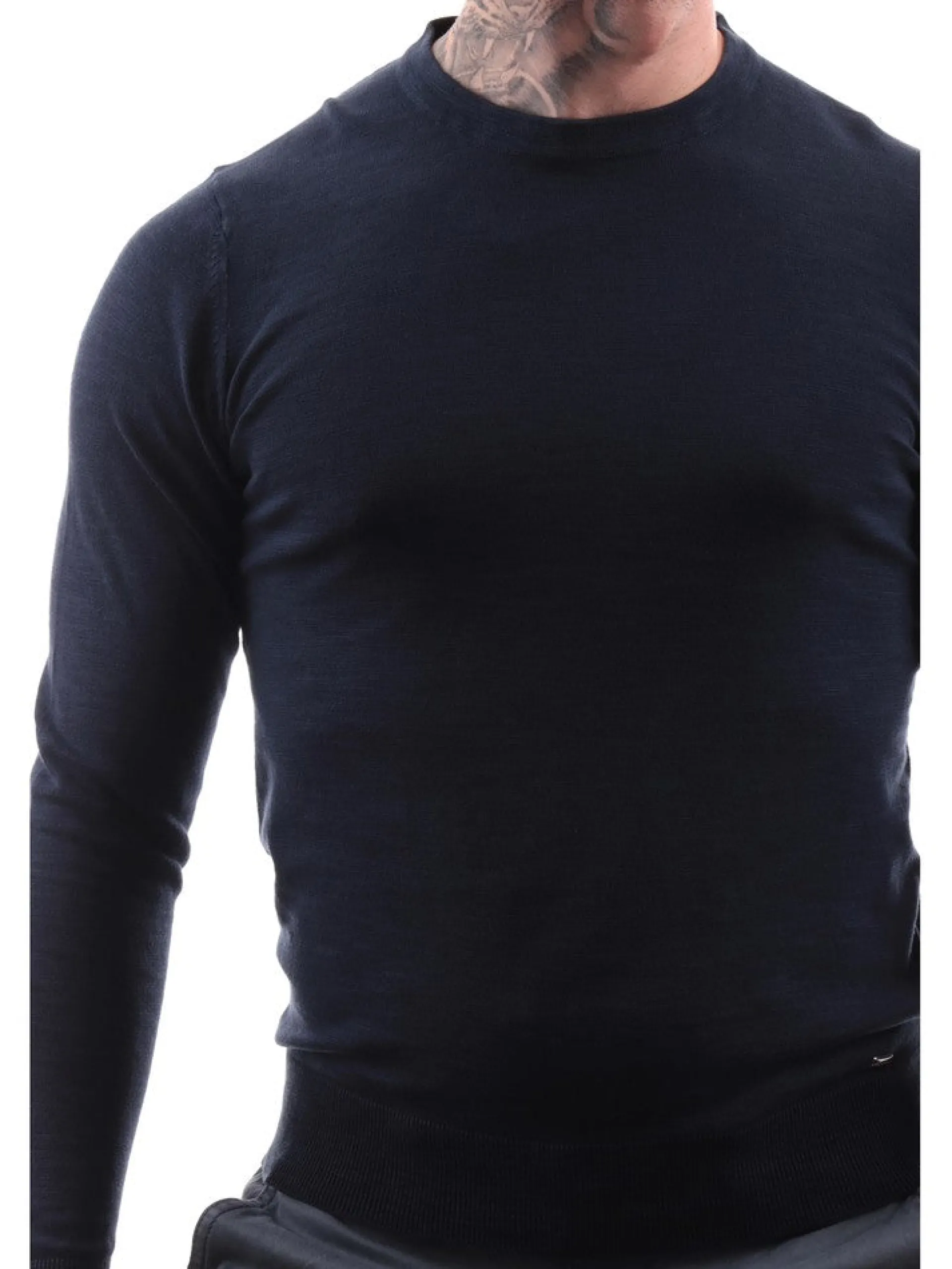MARKUP Maglie*Maglione blu da uomo MK10006